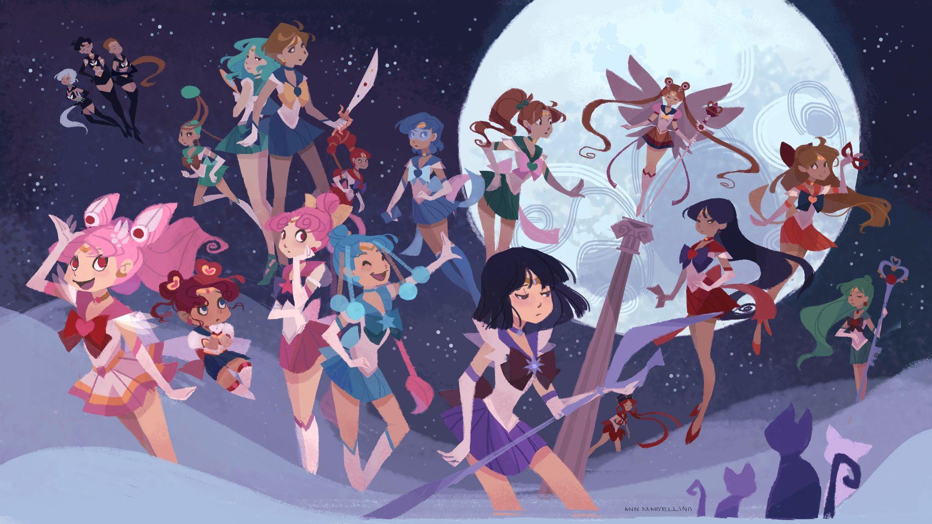 Pastel Sailor Moon Desktop Wallpapers