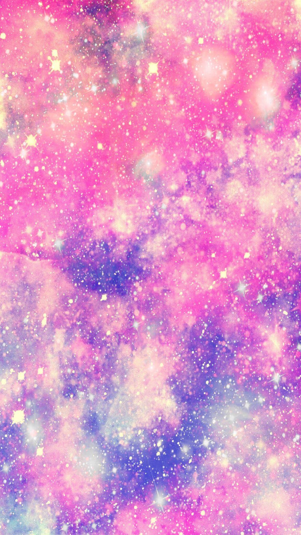 Pastel Yellow Galaxy Wallpapers