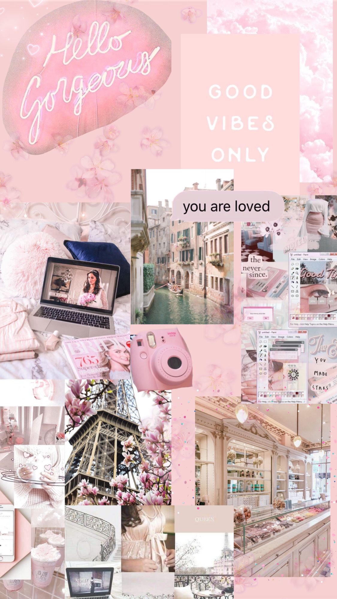 Pink Aesthetic Collage Wallpapers