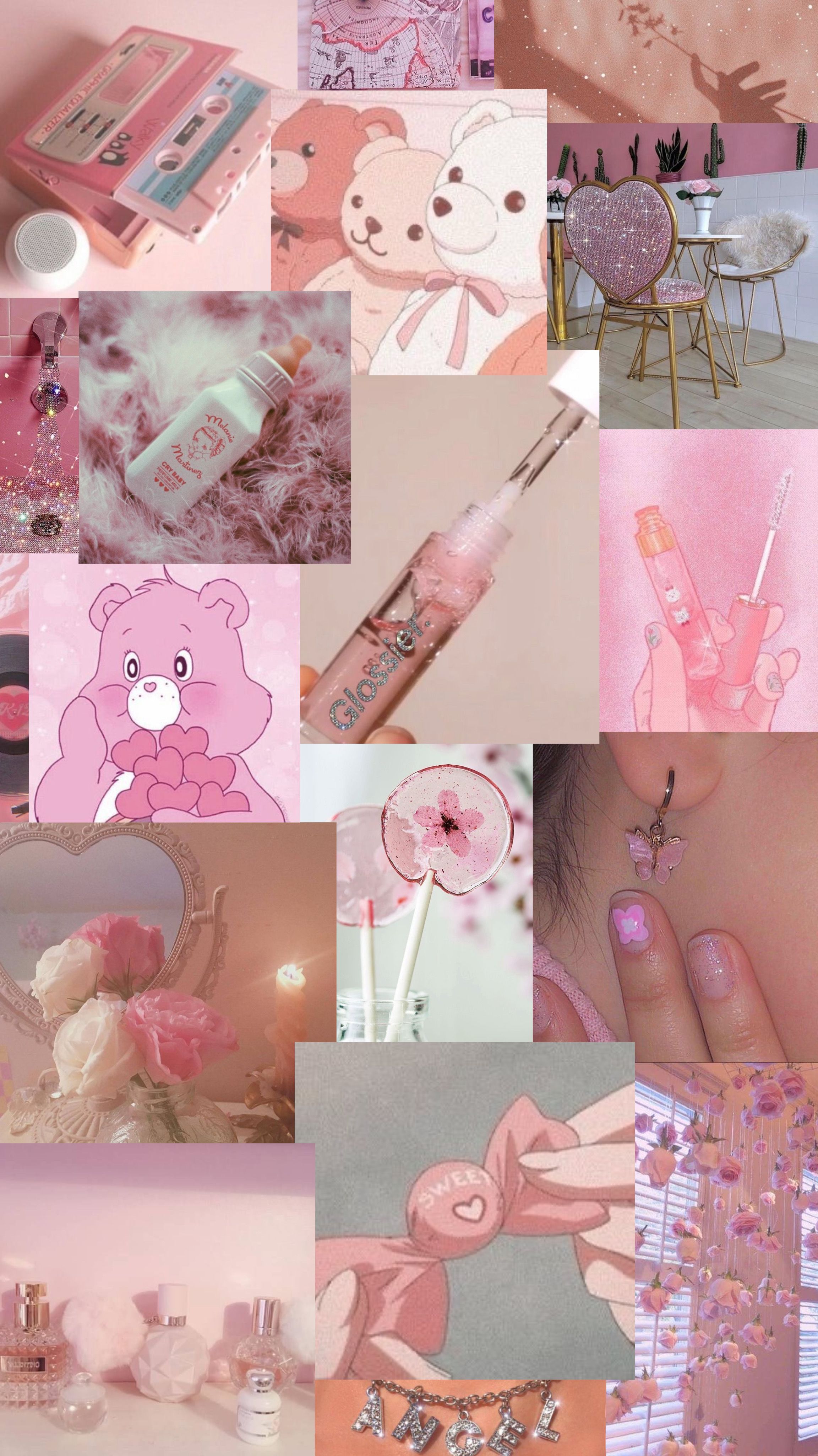 Pink Aesthetic Collage Wallpapers