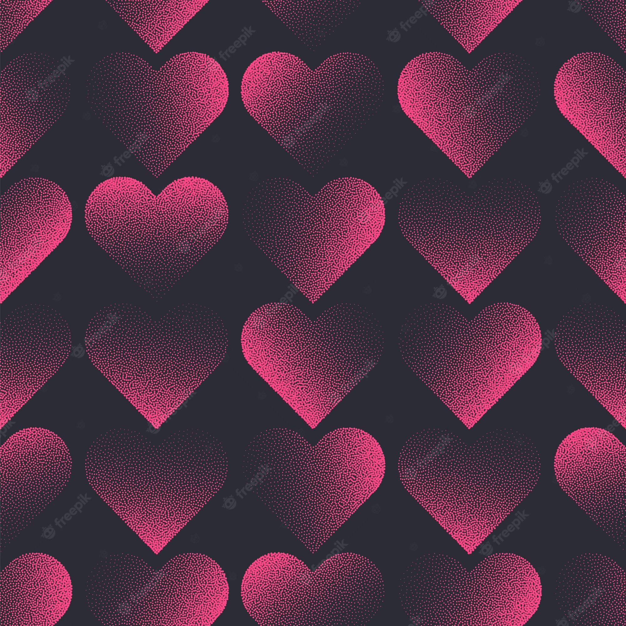 Pink Aesthetic Hearts Wallpapers