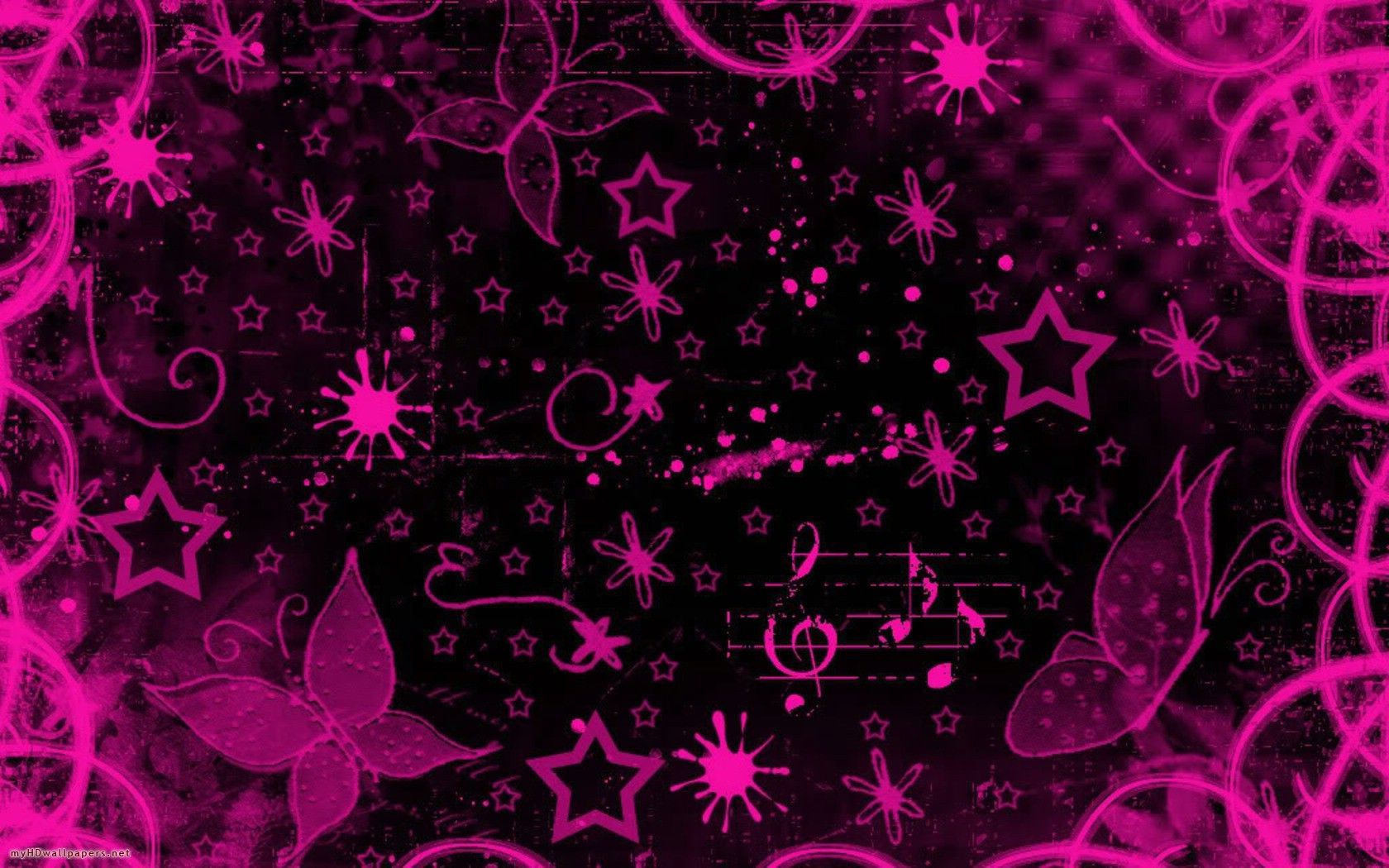 Pink And Black Wallpapers