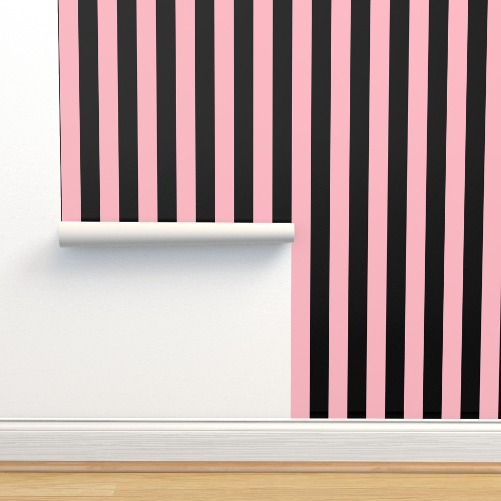 Pink And Black Stripe Wallpapers