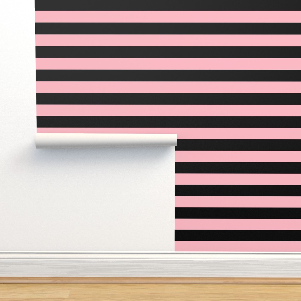 Pink And Black Stripe Wallpapers