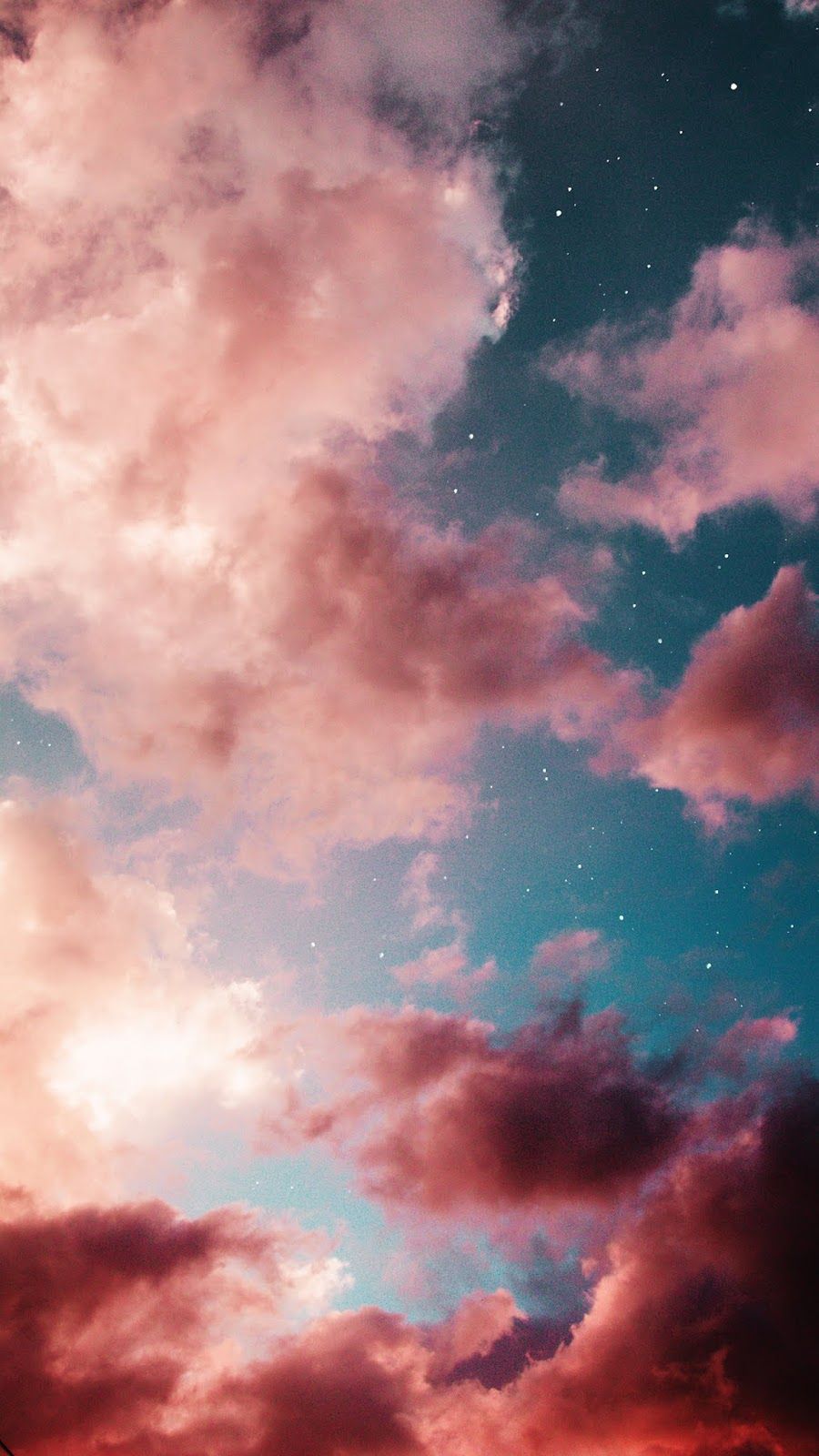 Pink And Blue Clouds Wallpapers