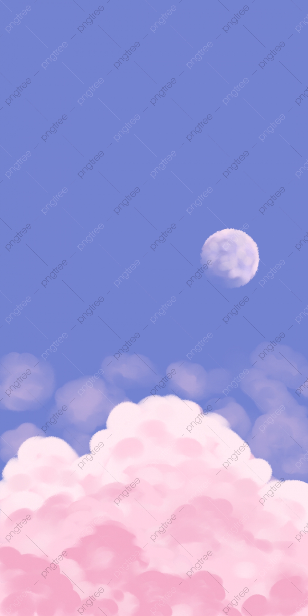 Pink And Blue Clouds Wallpapers