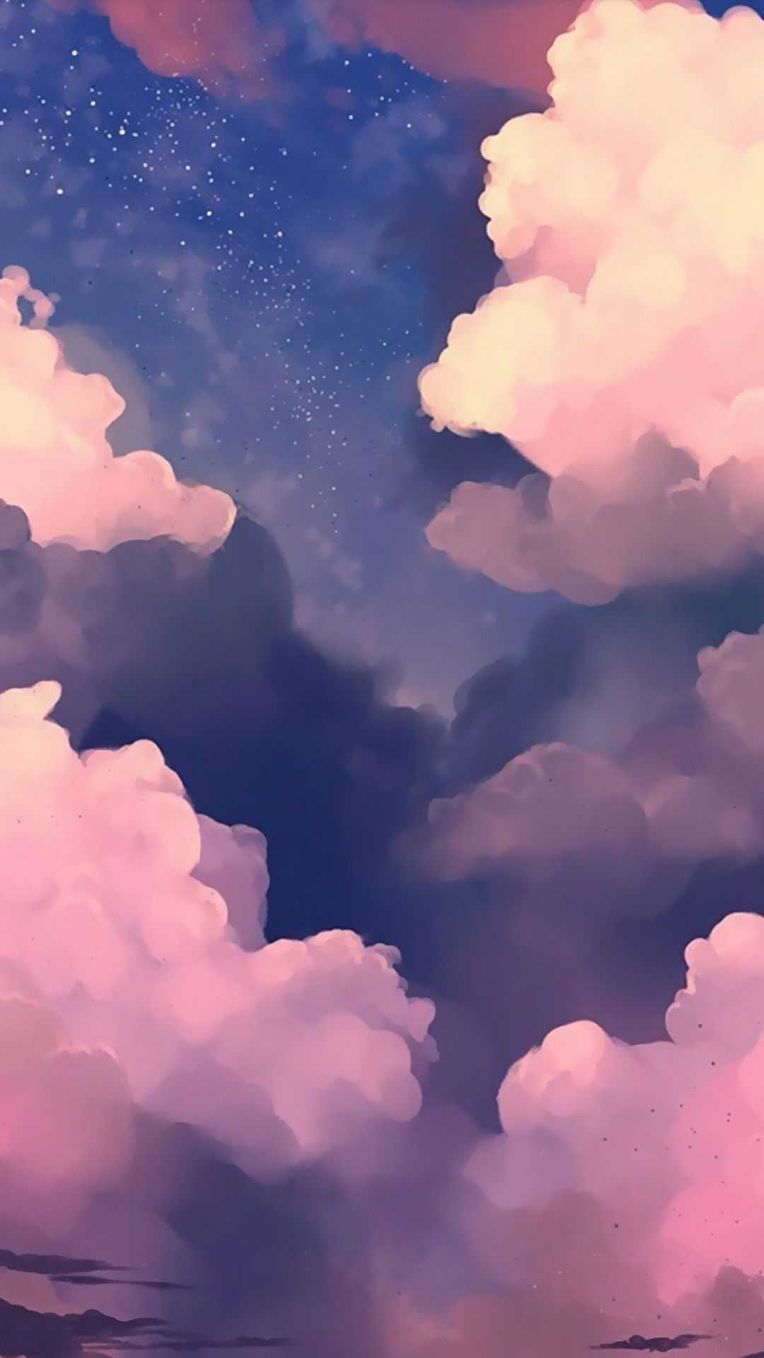 Pink And Blue Clouds Wallpapers