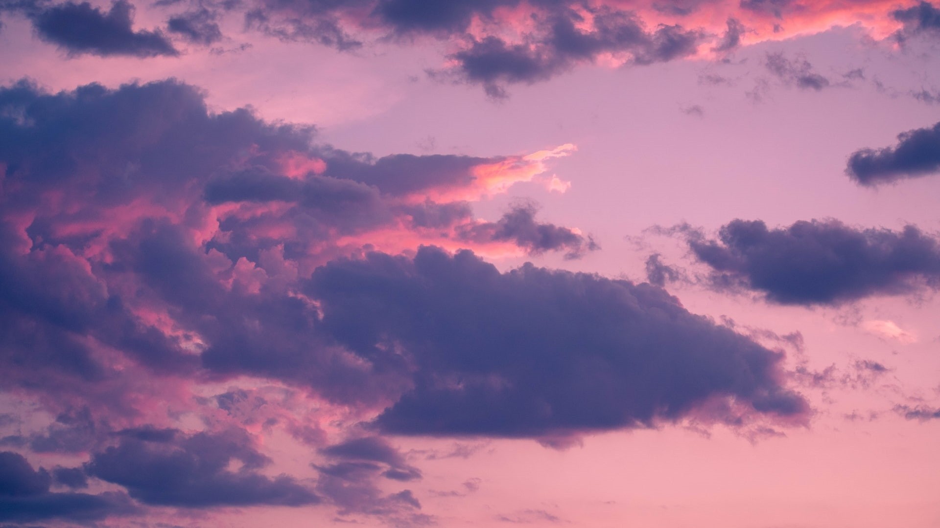 Pink And Blue Clouds Wallpapers