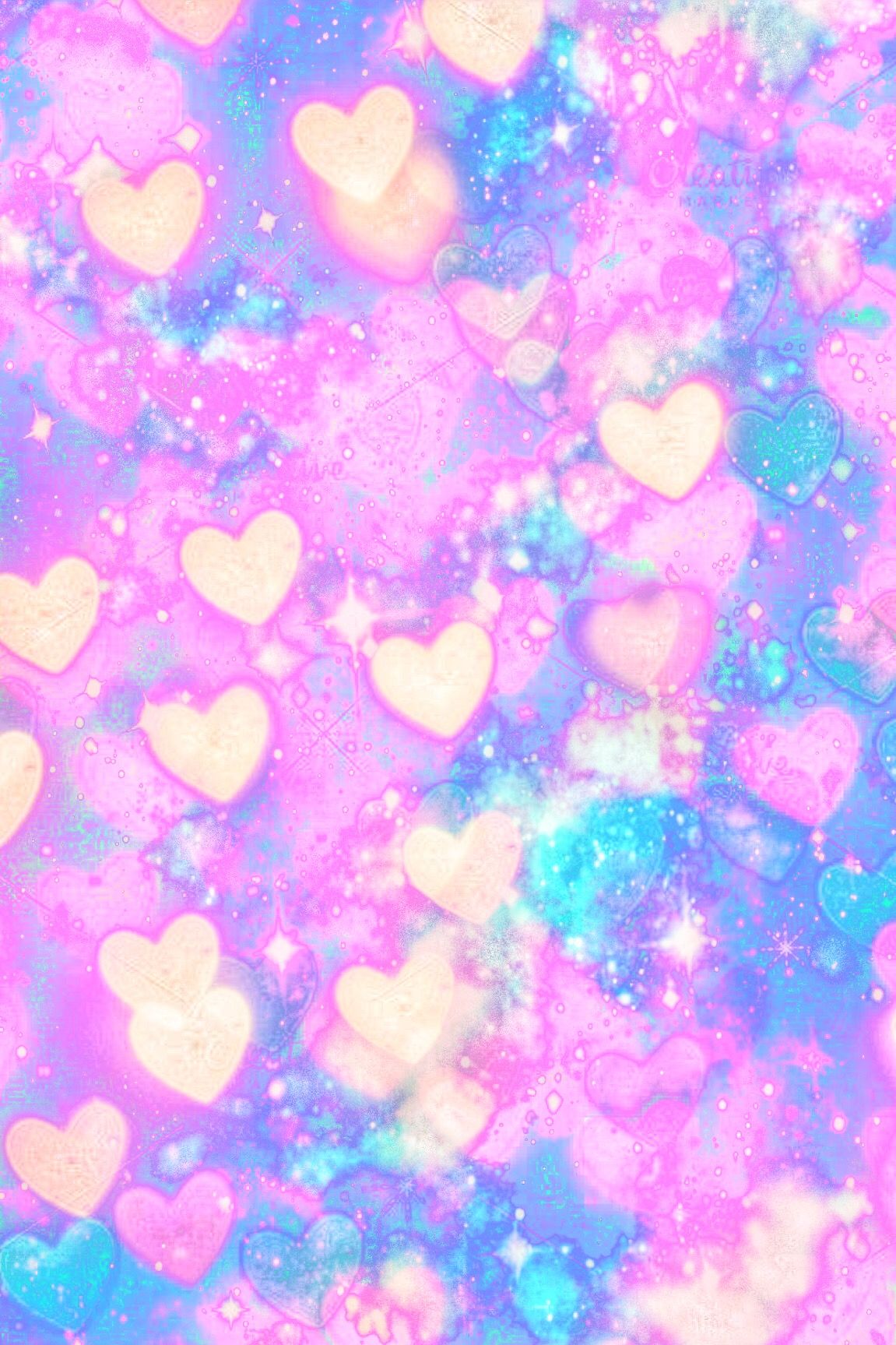 Pink And Blue Glitter Wallpapers