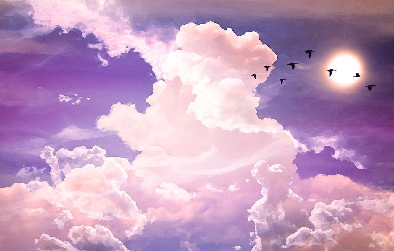 Pink And Purple Clouds Wallpapers
