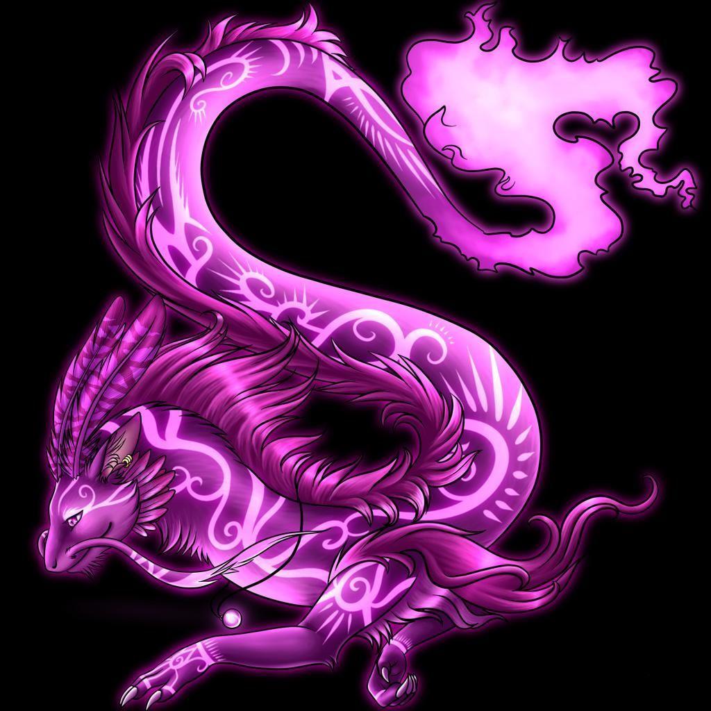 Pink And Purple Dragon Wallpapers