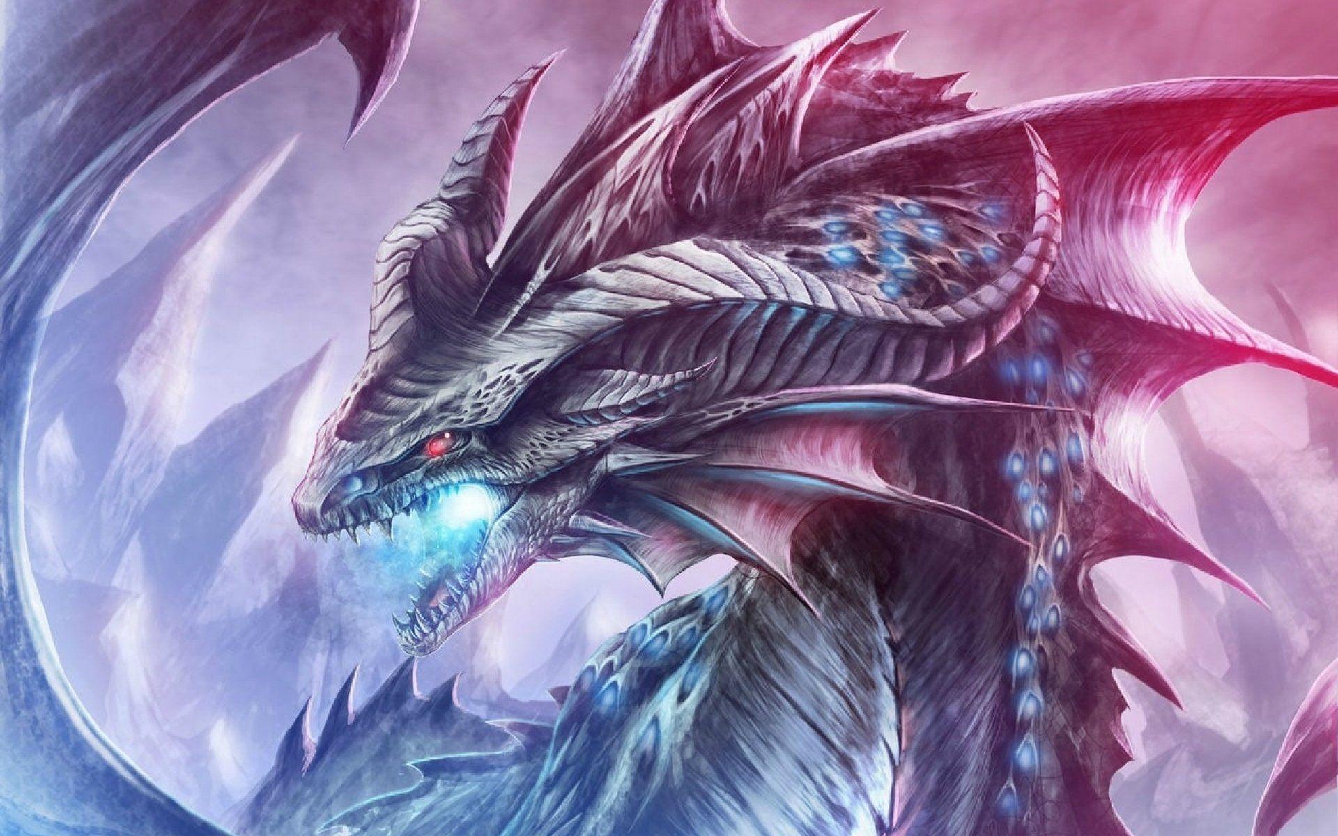 Pink And Purple Dragon Wallpapers