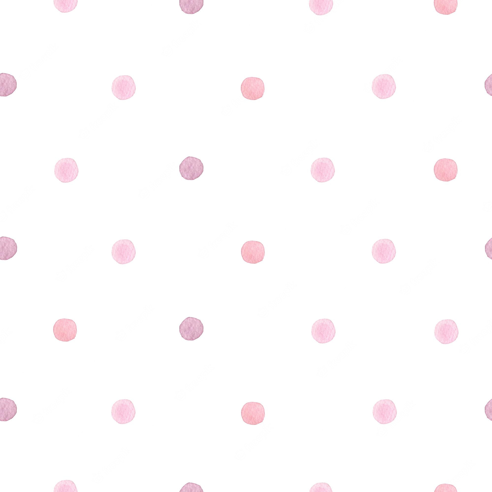 Pink And White Polka Dot Wallpapers