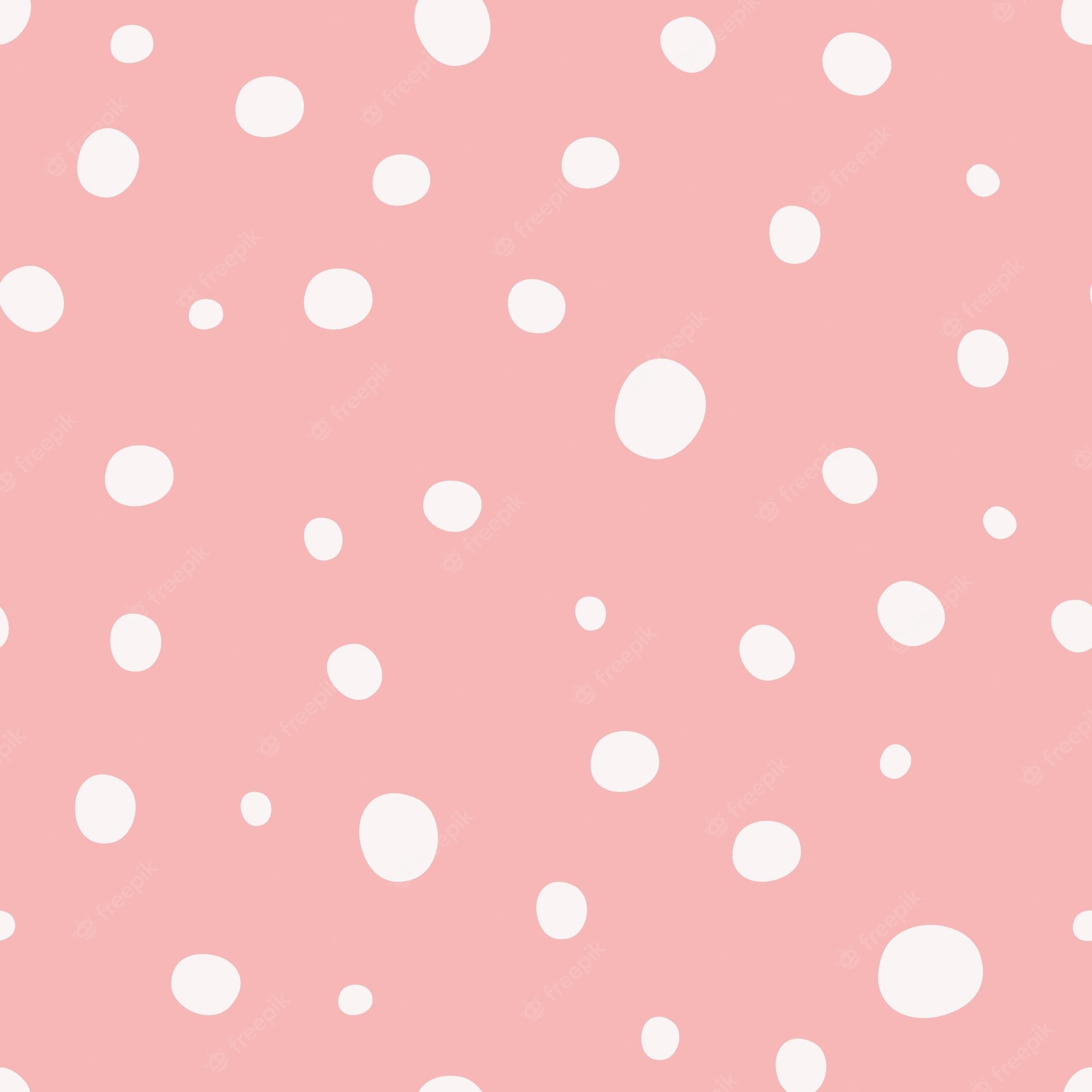 Pink And White Polka Dot Wallpapers