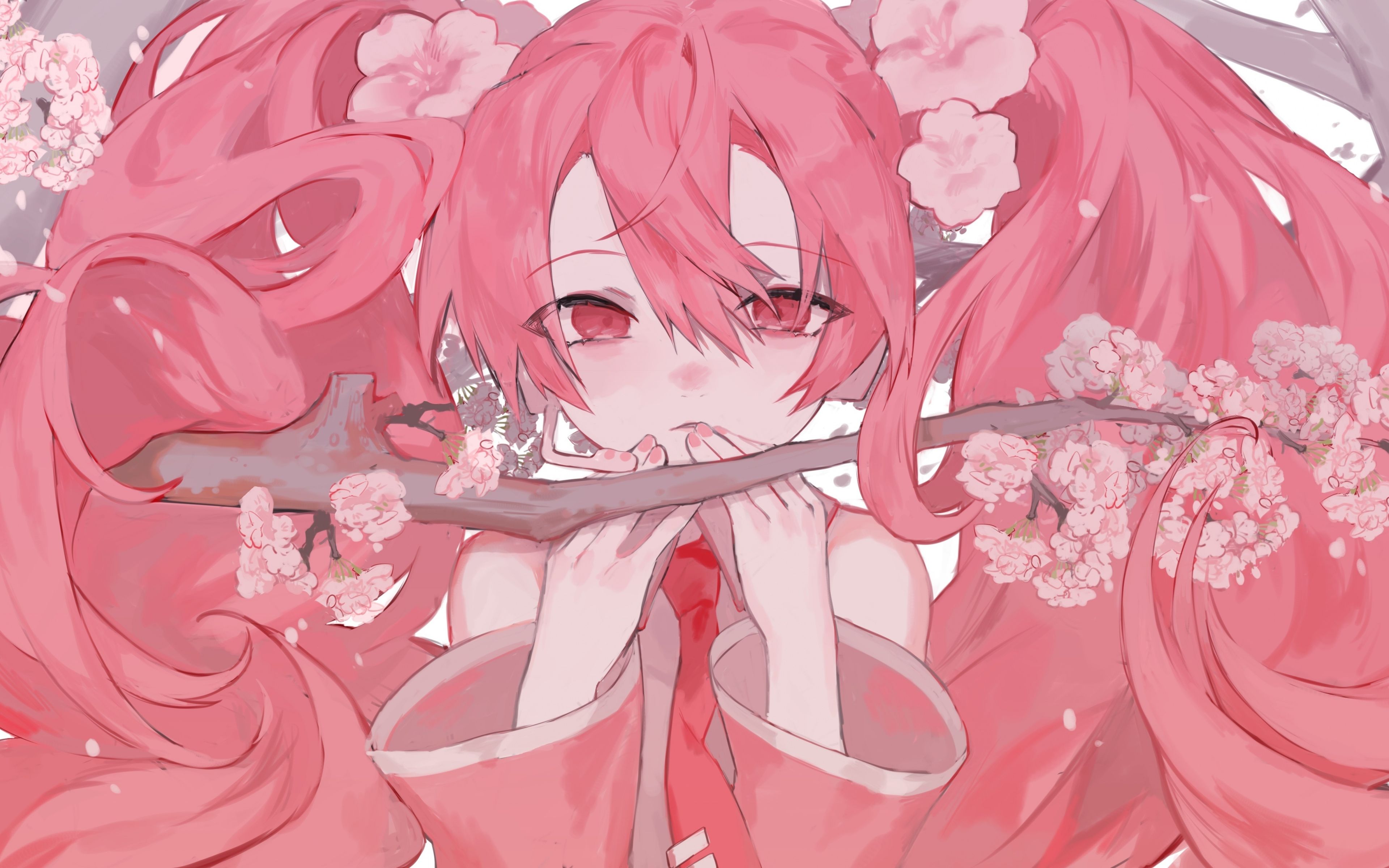 Pink Anime Aesthetic Desktop Wallpapers