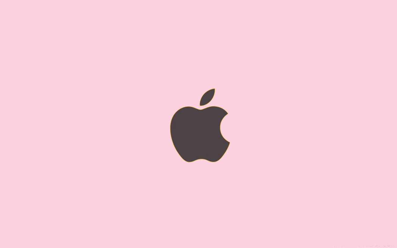 Pink Apple Logo Wallpapers