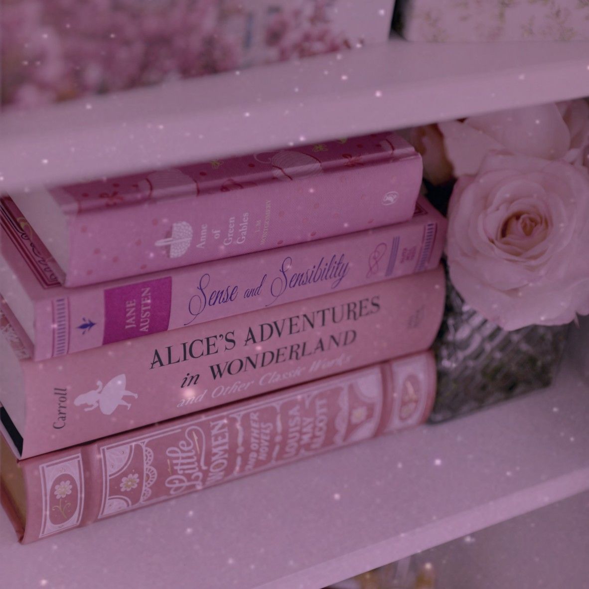 Pink Books Wallpapers