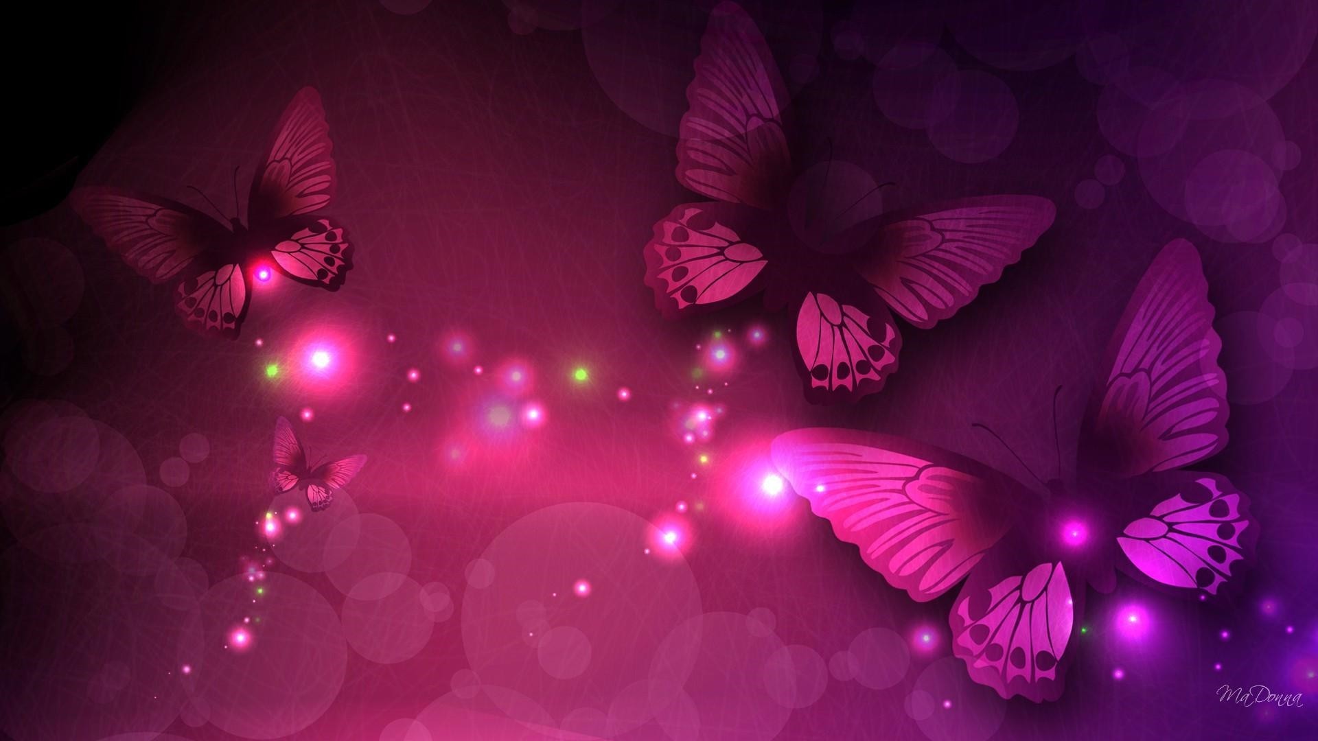 Pink Butterfly Wallpapers