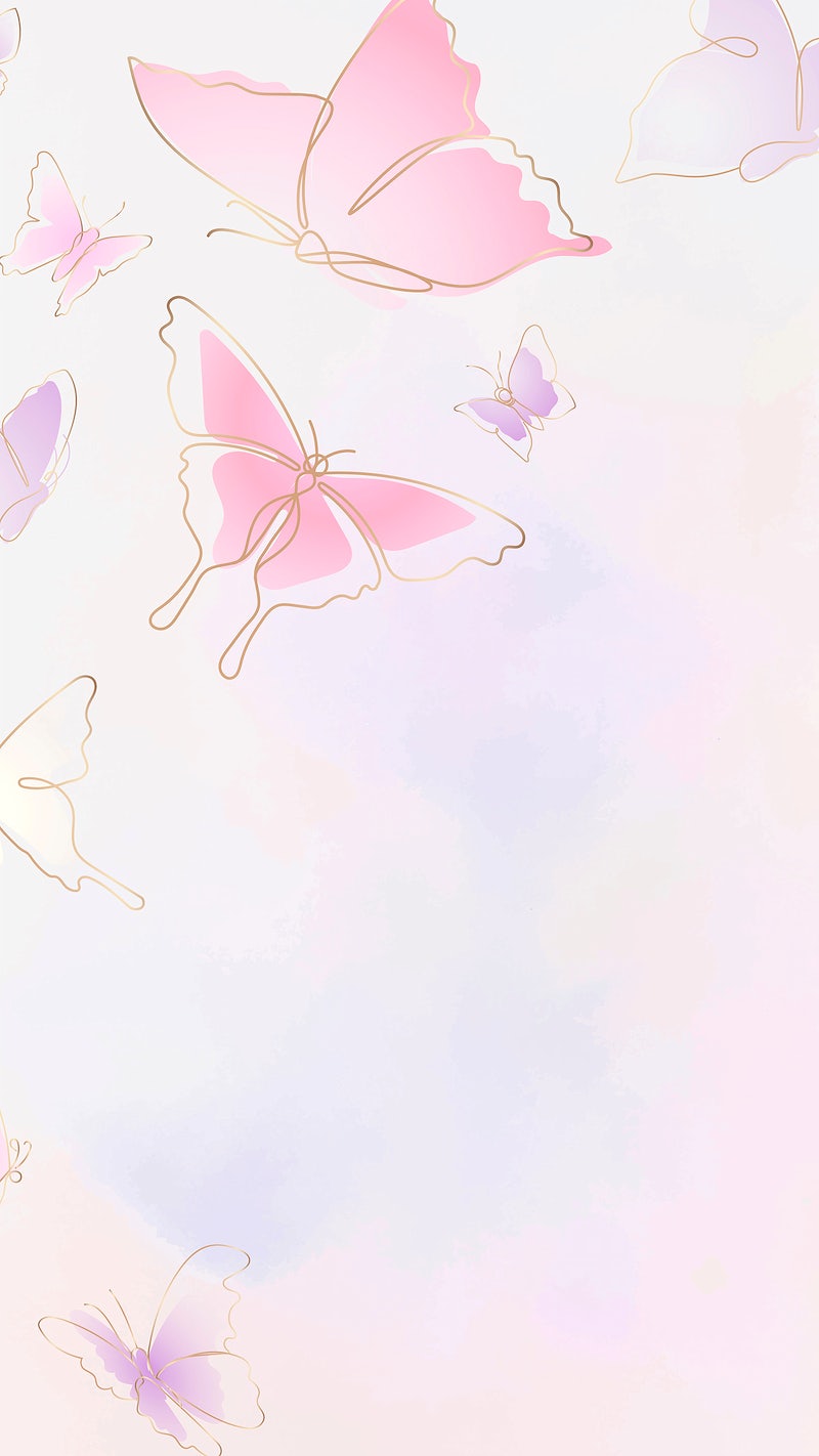 Pink Butterfly Phone Wallpapers