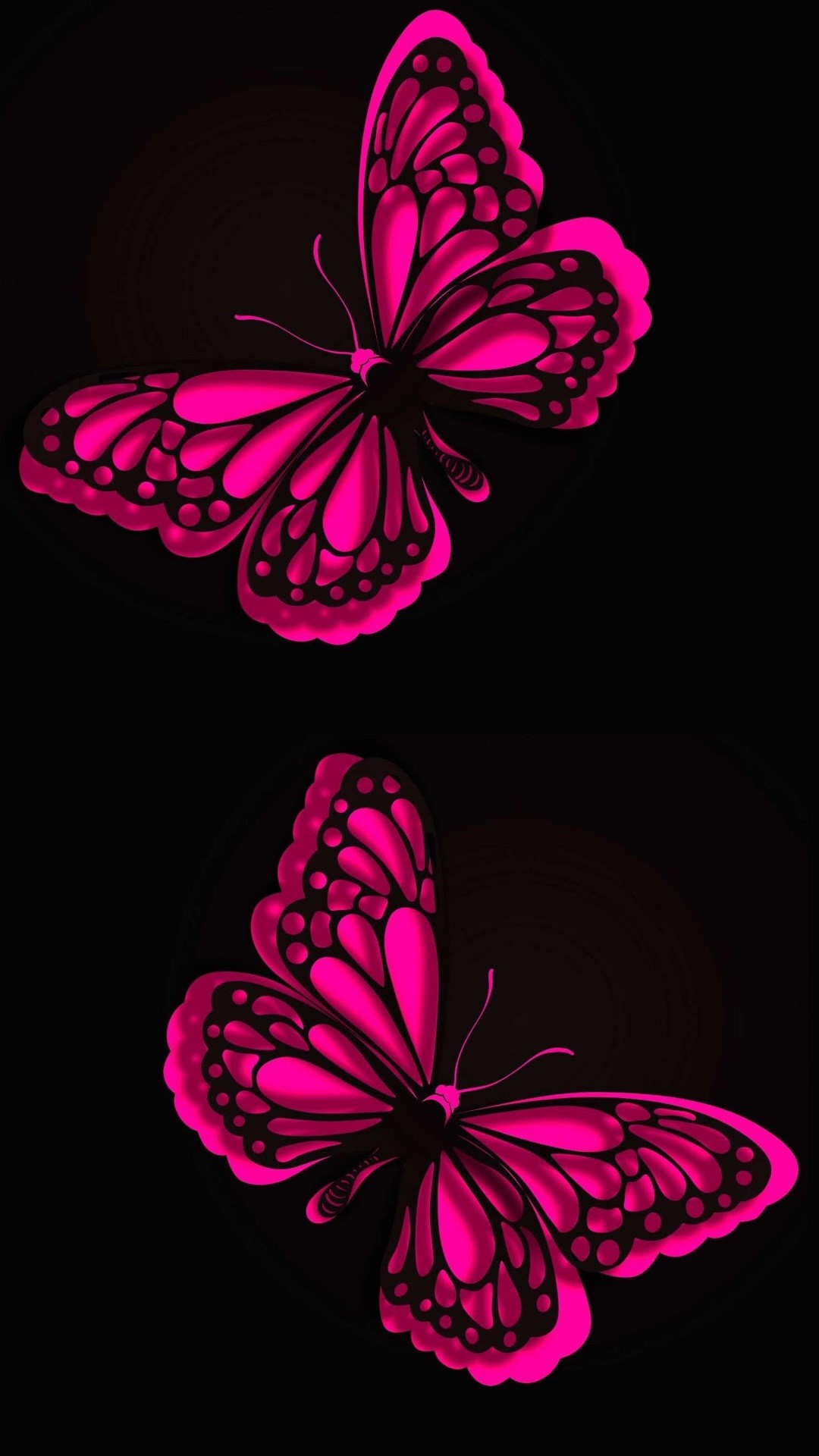 Pink Butterfly Phone Wallpapers