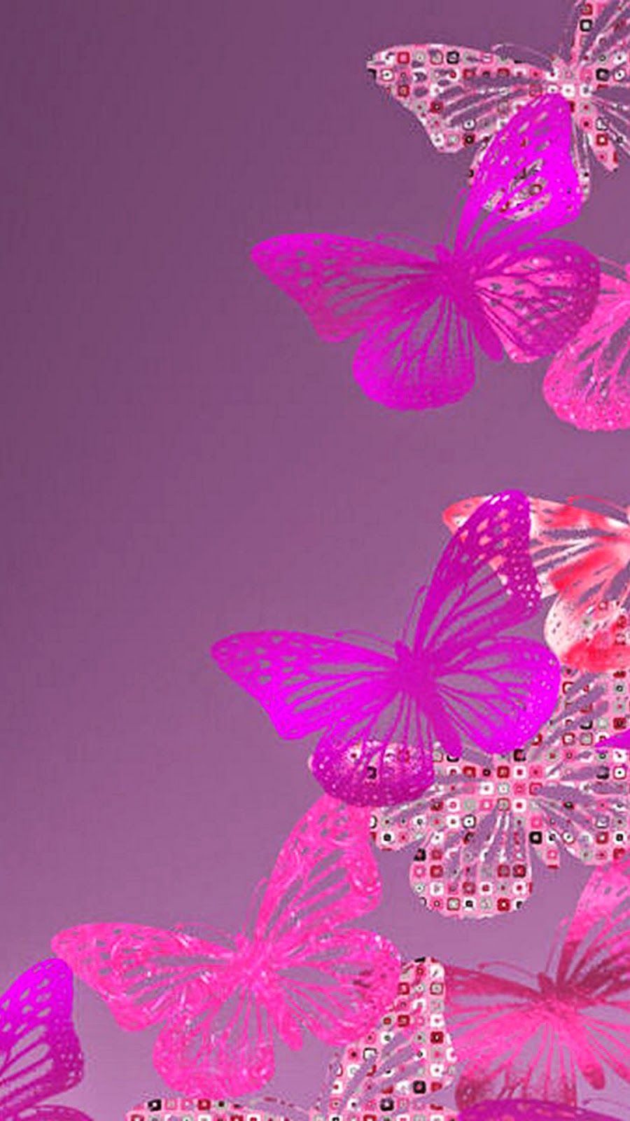 Pink Butterfly Phone Wallpapers