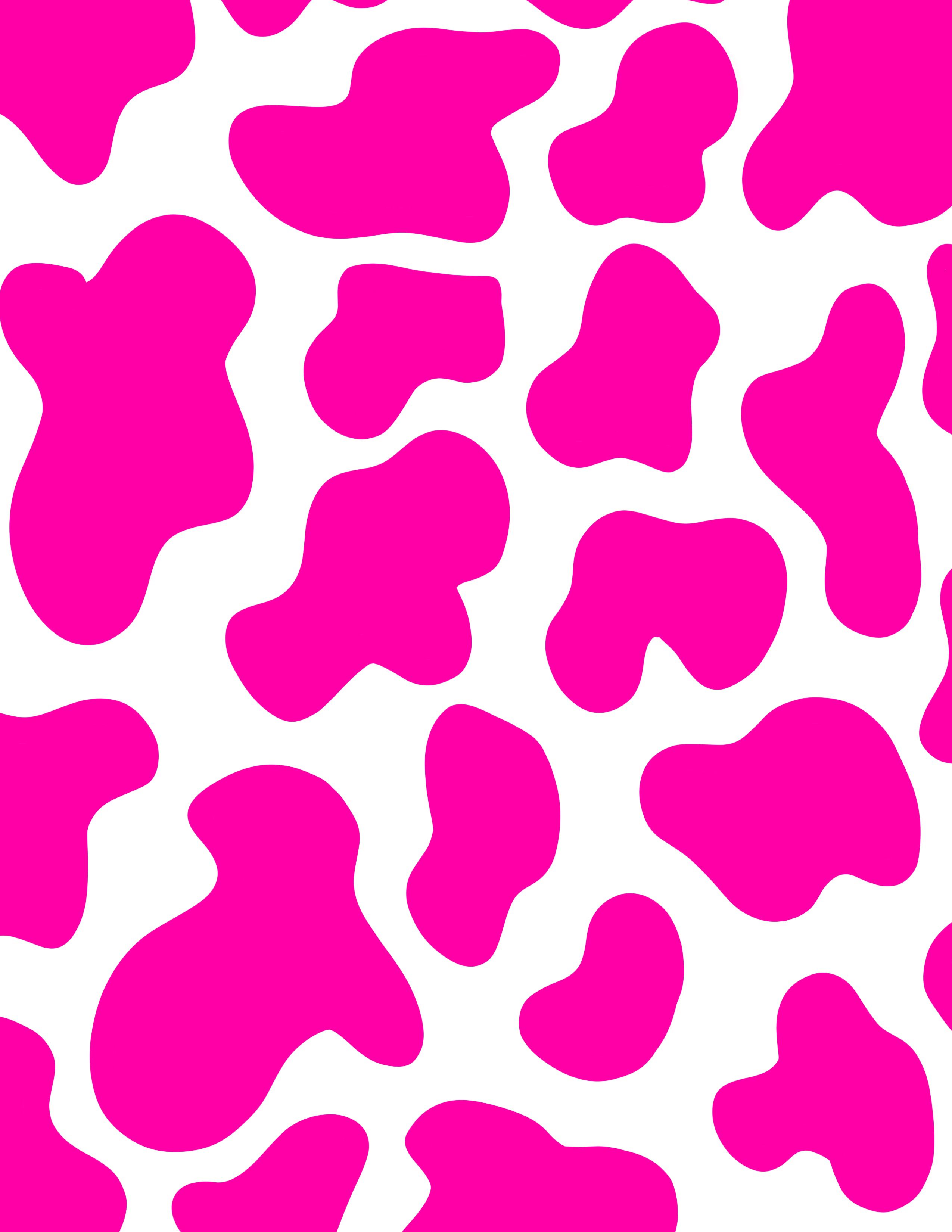 Pink Cow Print Wallpapers