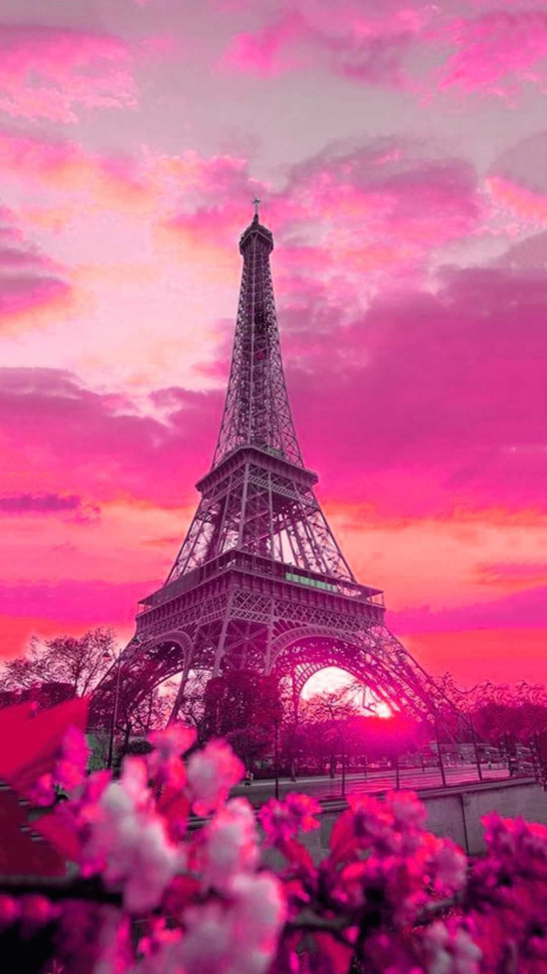 Pink Eiffel Tower Wallpapers