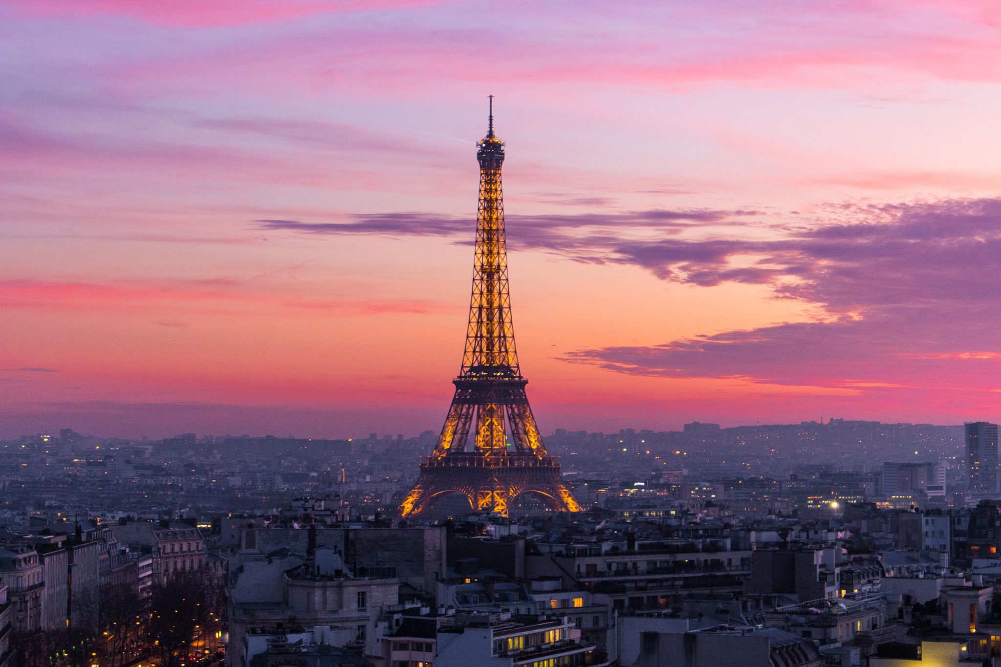 Pink Eiffel Tower Wallpapers