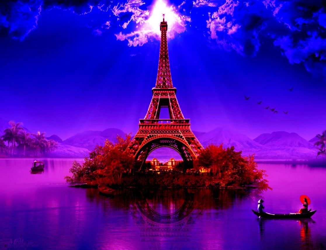 Pink Eiffel Tower Wallpapers