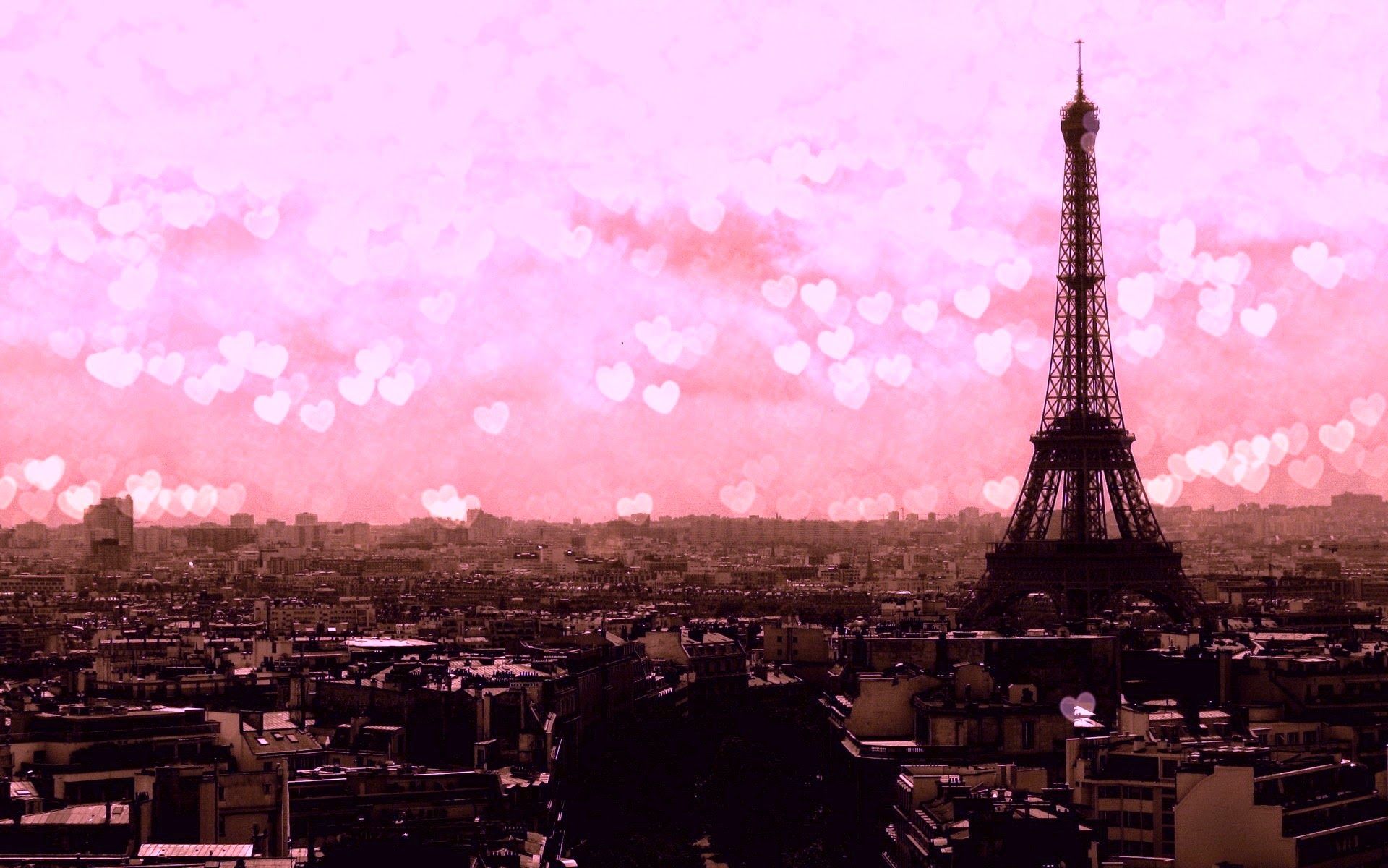 Pink Eiffel Tower Wallpapers