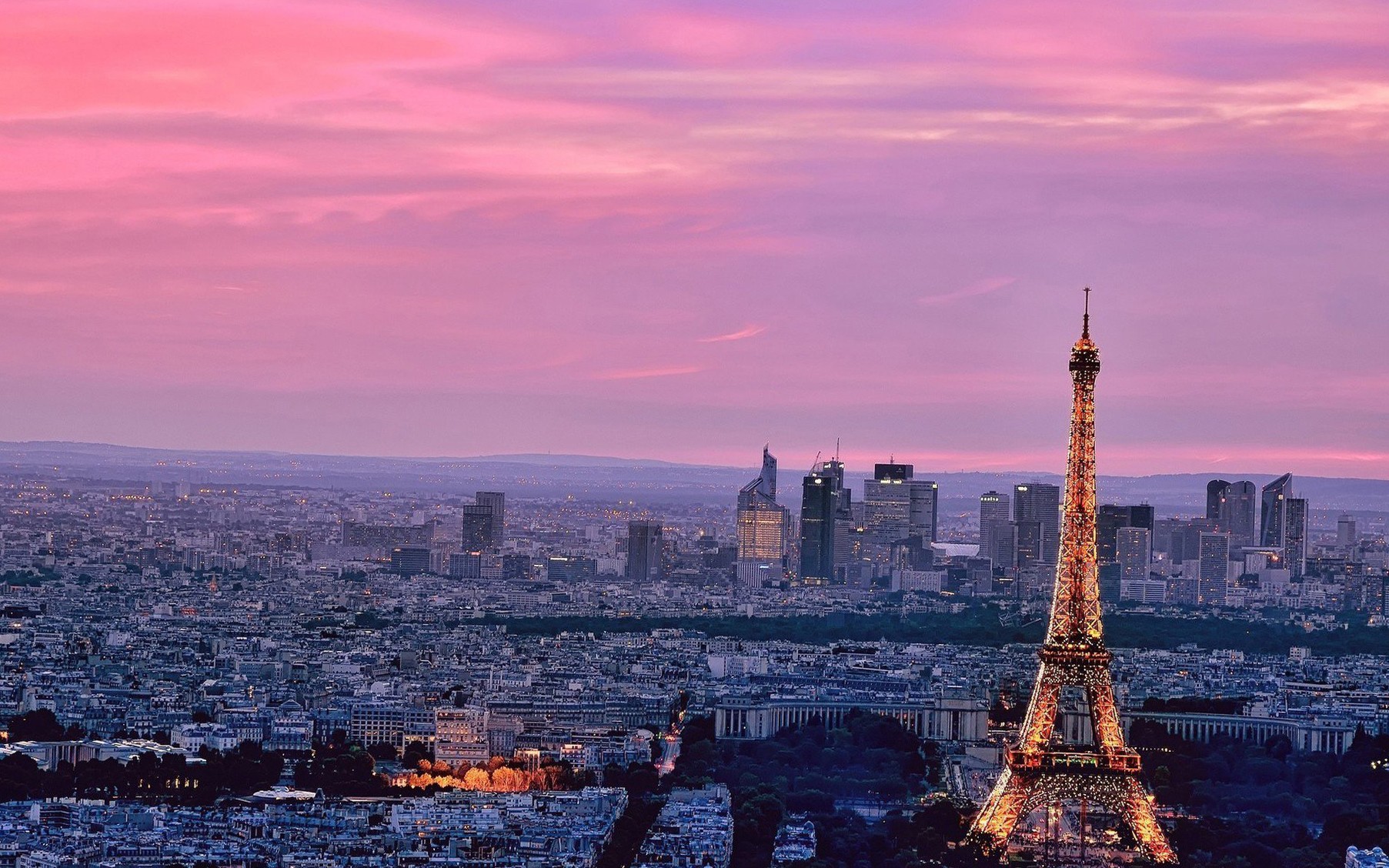 Pink Eiffel Tower Wallpapers