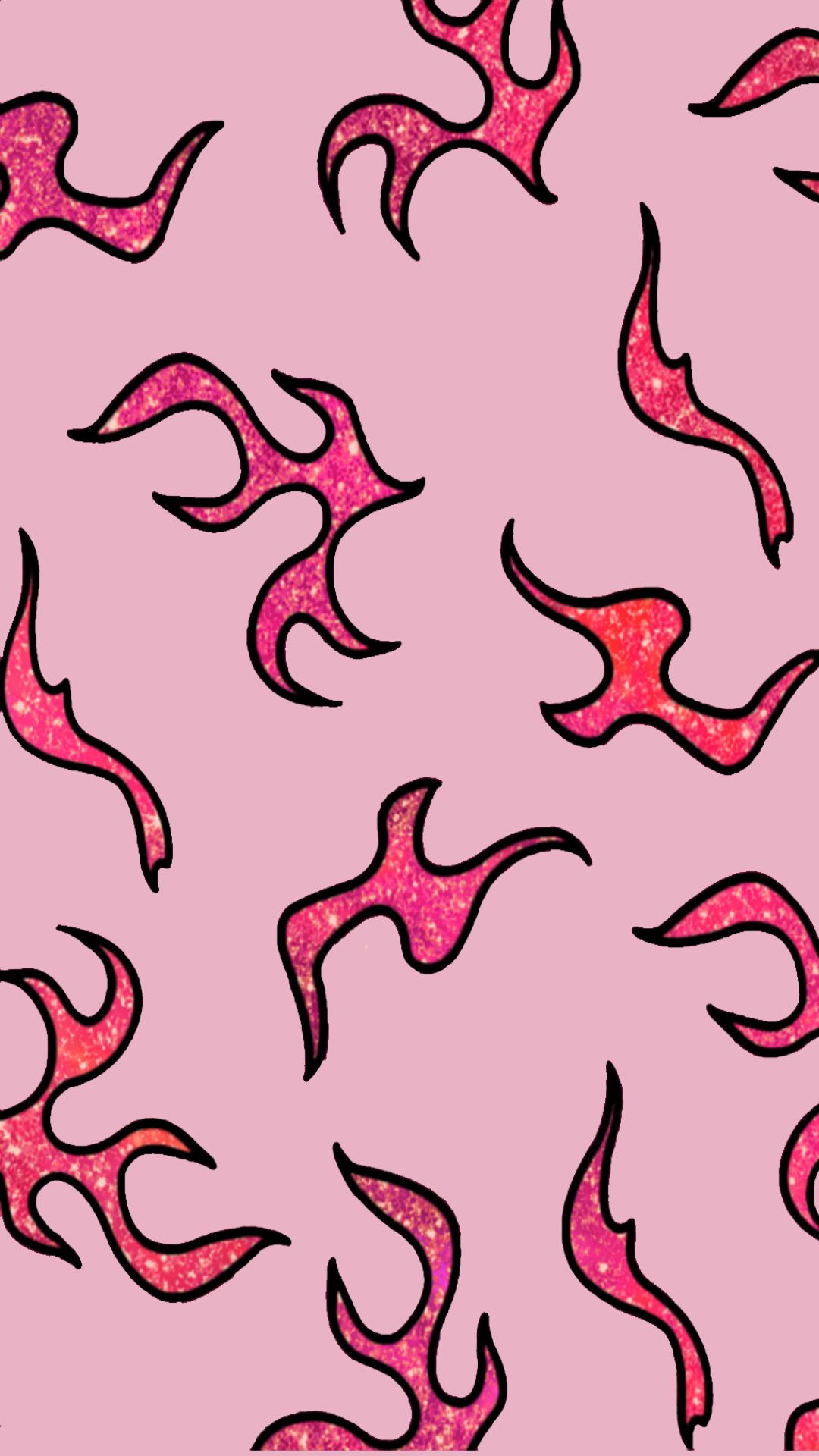 Pink Flame Aesthetic Wallpapers