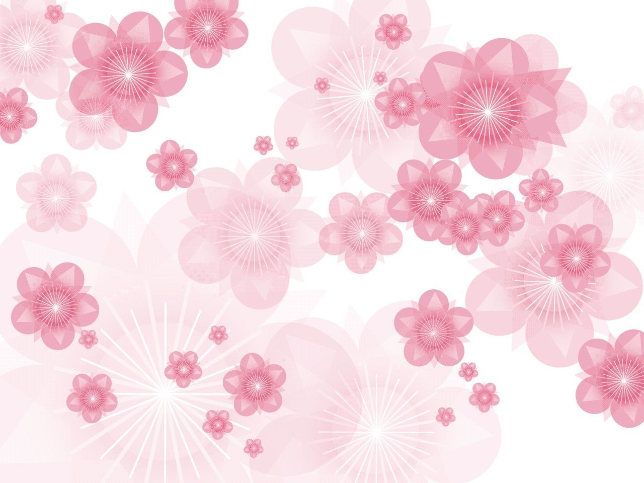 Pink Flower Cartoon Wallpapers