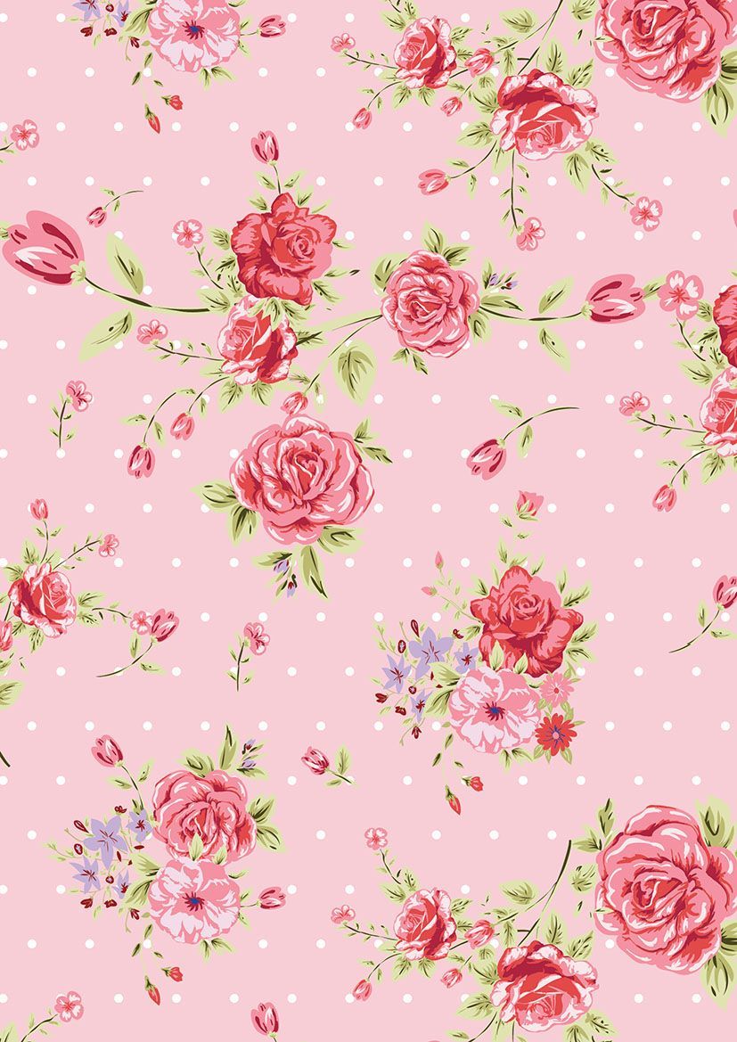 Pink Flower Cartoon Wallpapers