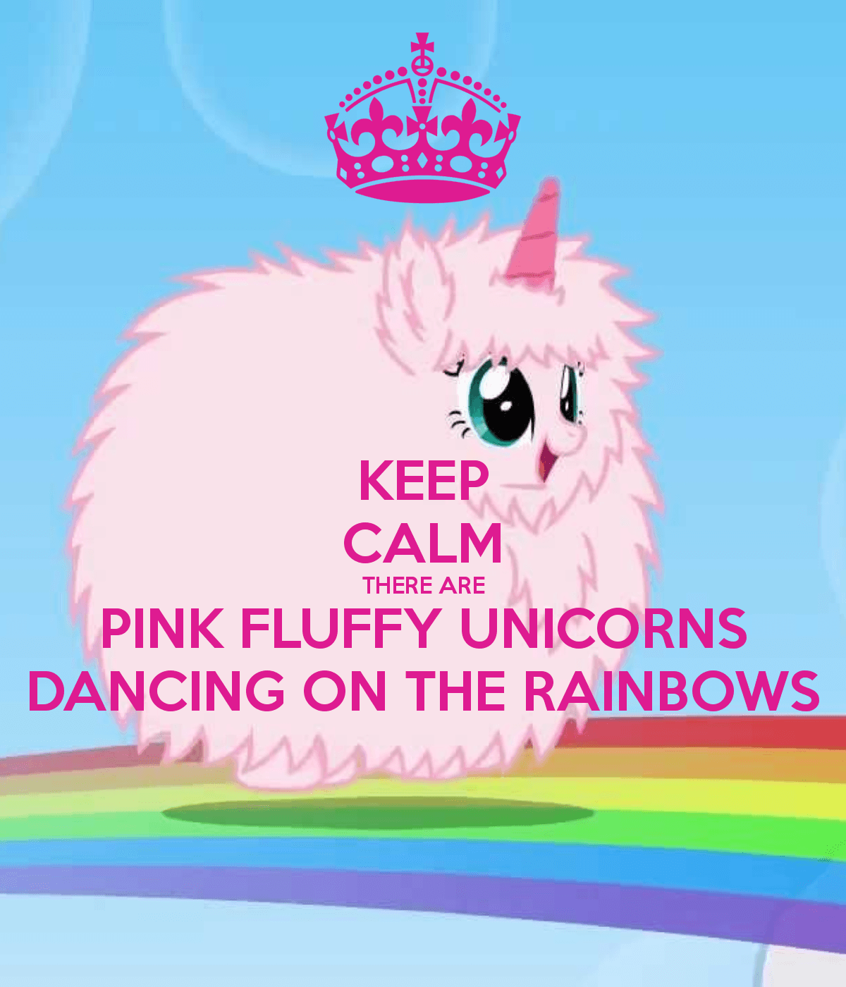 Pink Fluffy Unicorn Wallpapers