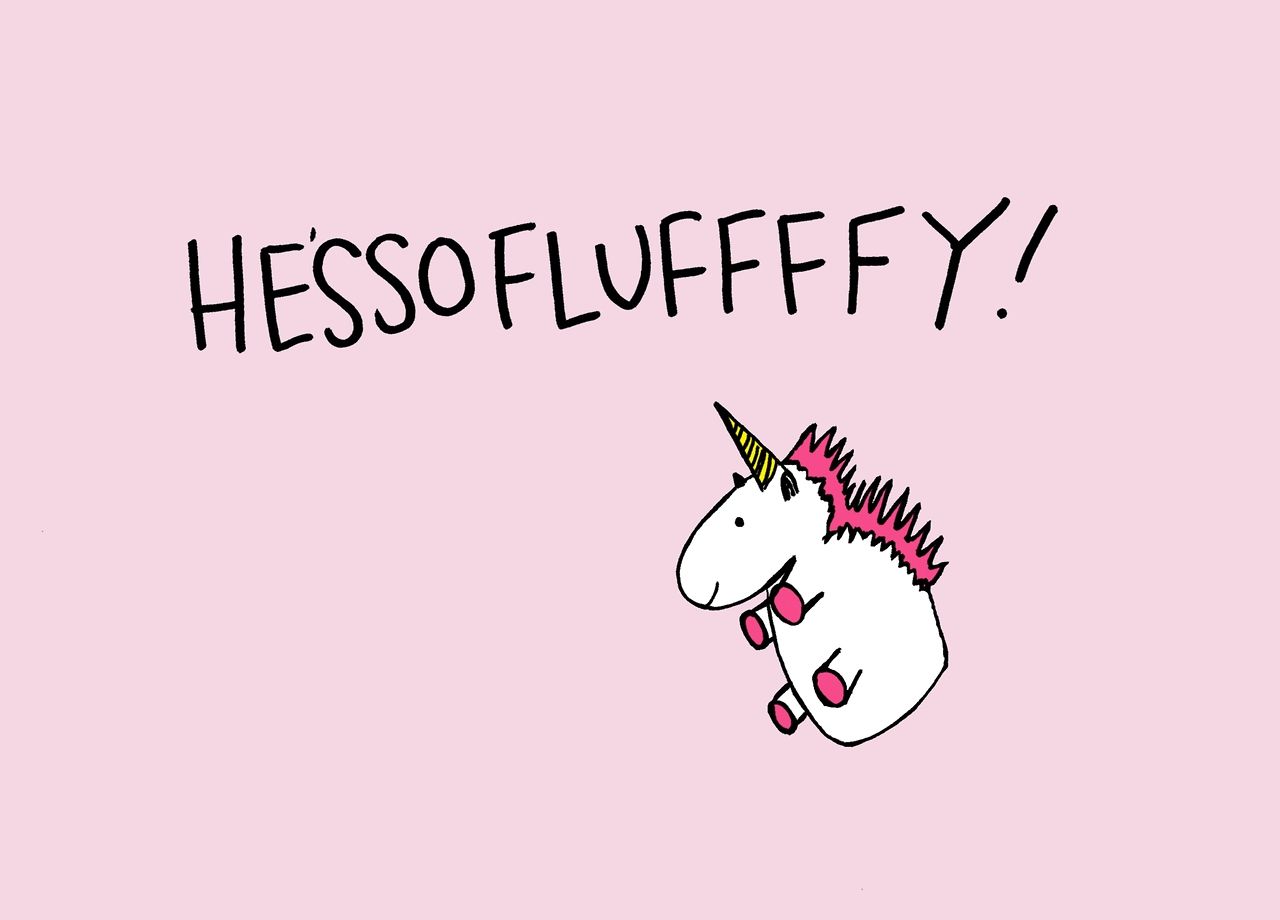 Pink Fluffy Unicorn Wallpapers