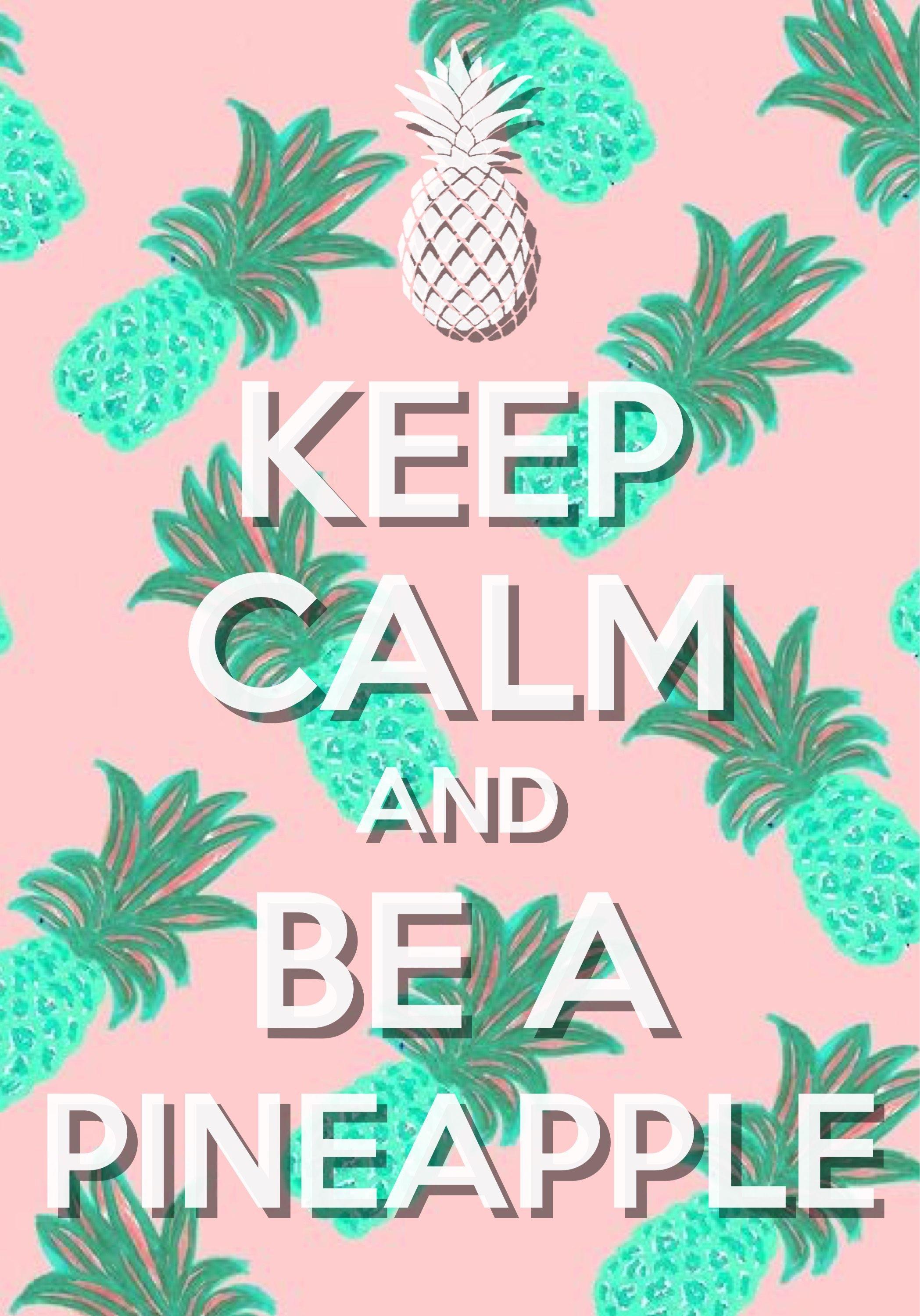 Pink Gold Pineapple Wallpapers