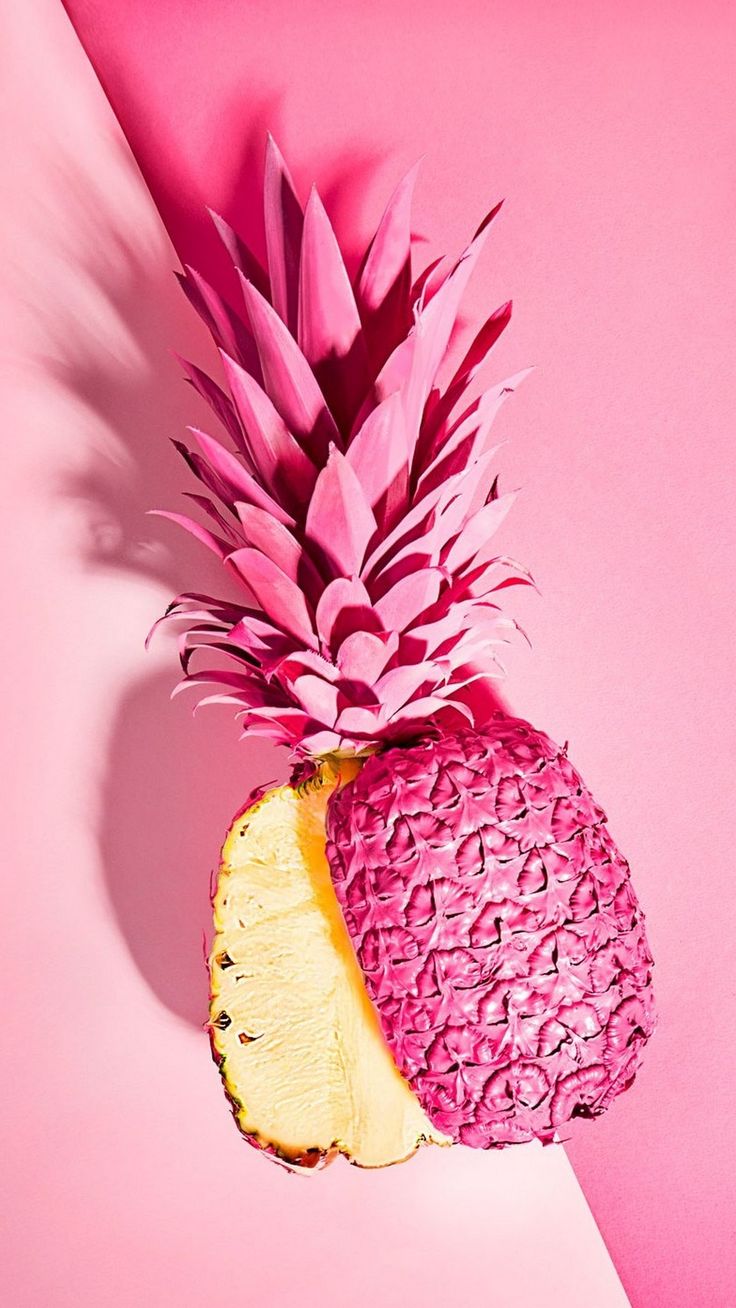 Pink Gold Pineapple Wallpapers