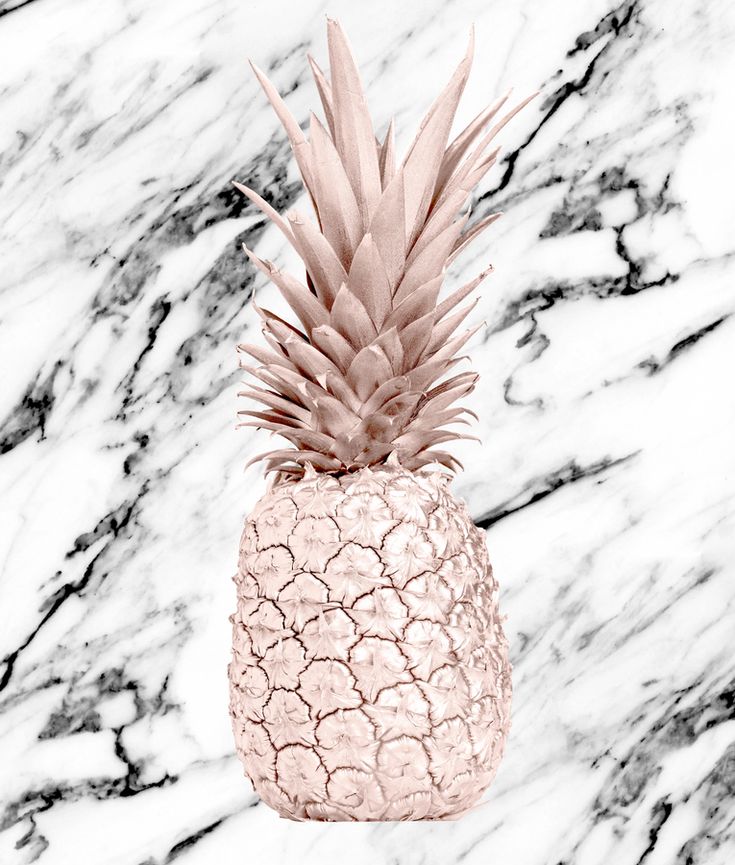 Pink Gold Pineapple Wallpapers