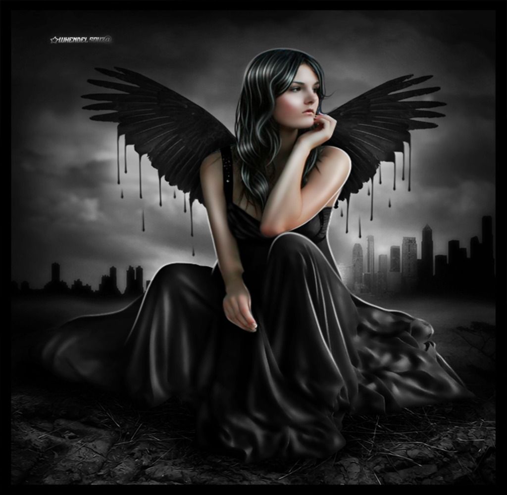 Pink Gothic Angel Wallpapers