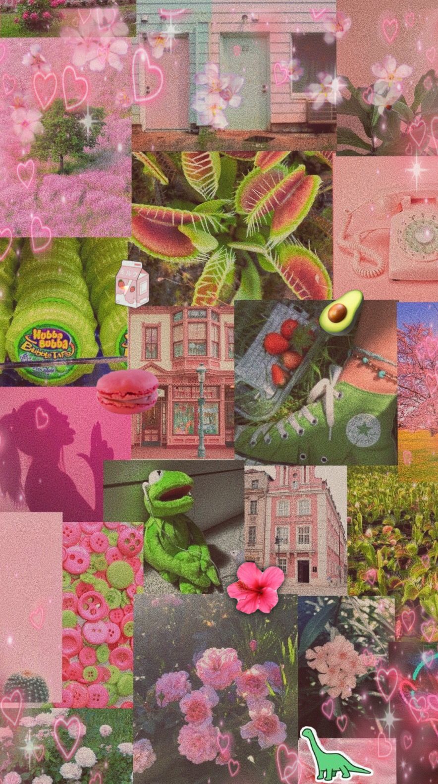 Pink Green Wallpapers