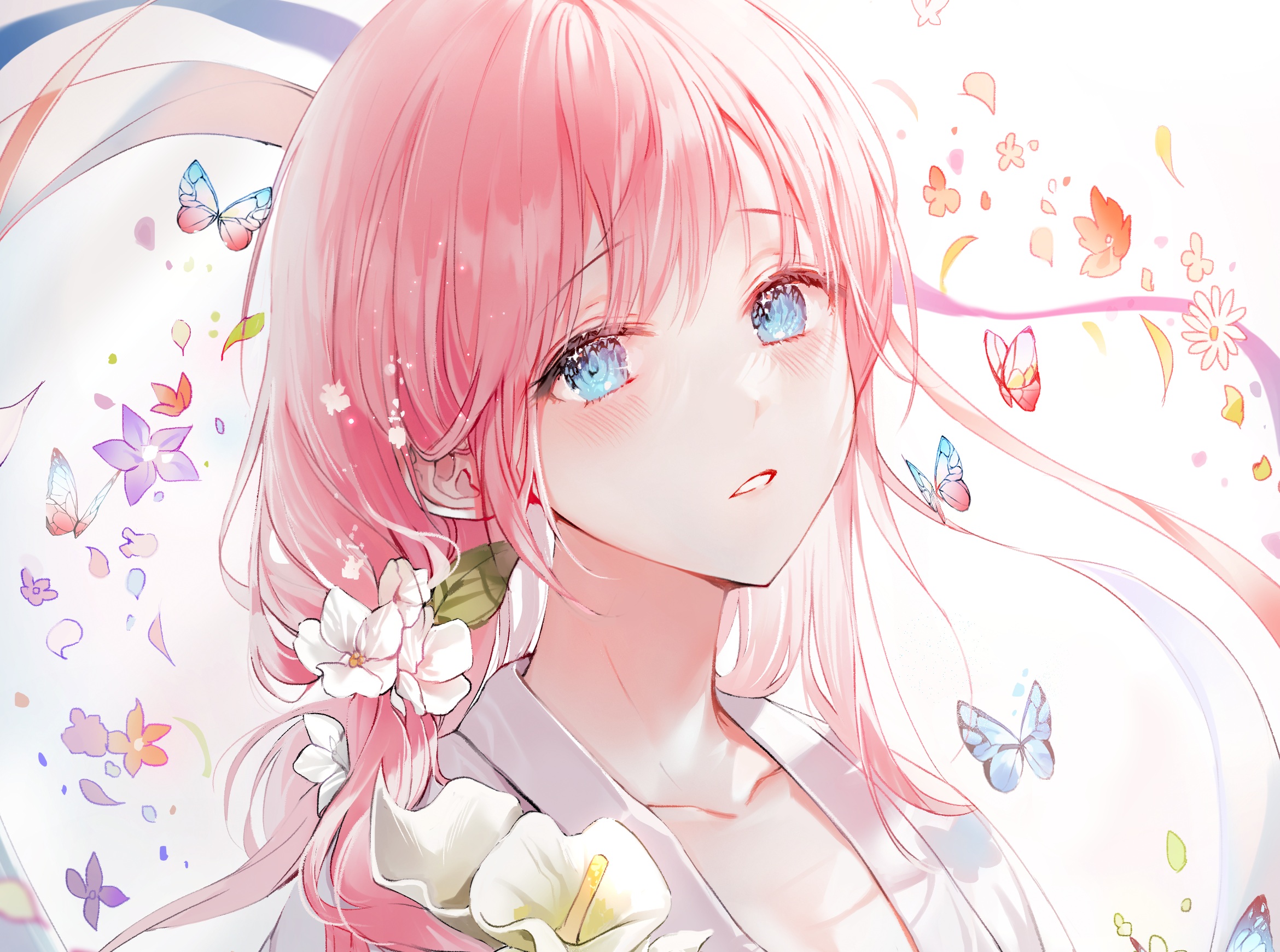 Pink Hair Anime Girl Wallpapers
