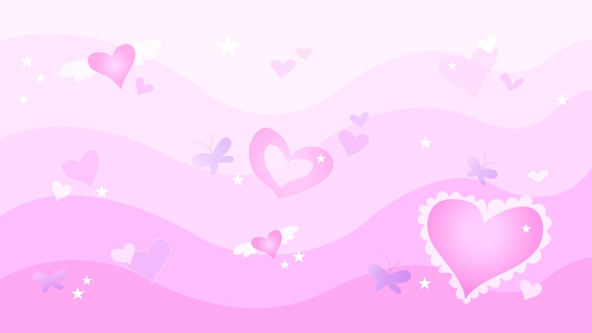 Pink Heart Wallpapers