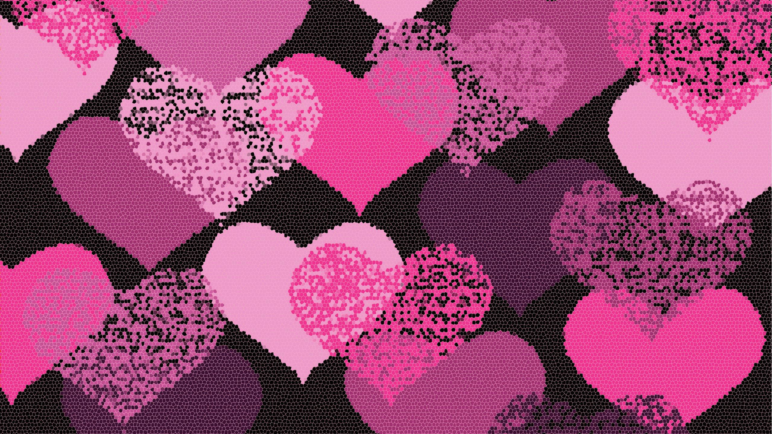 Pink Heart Wallpapers