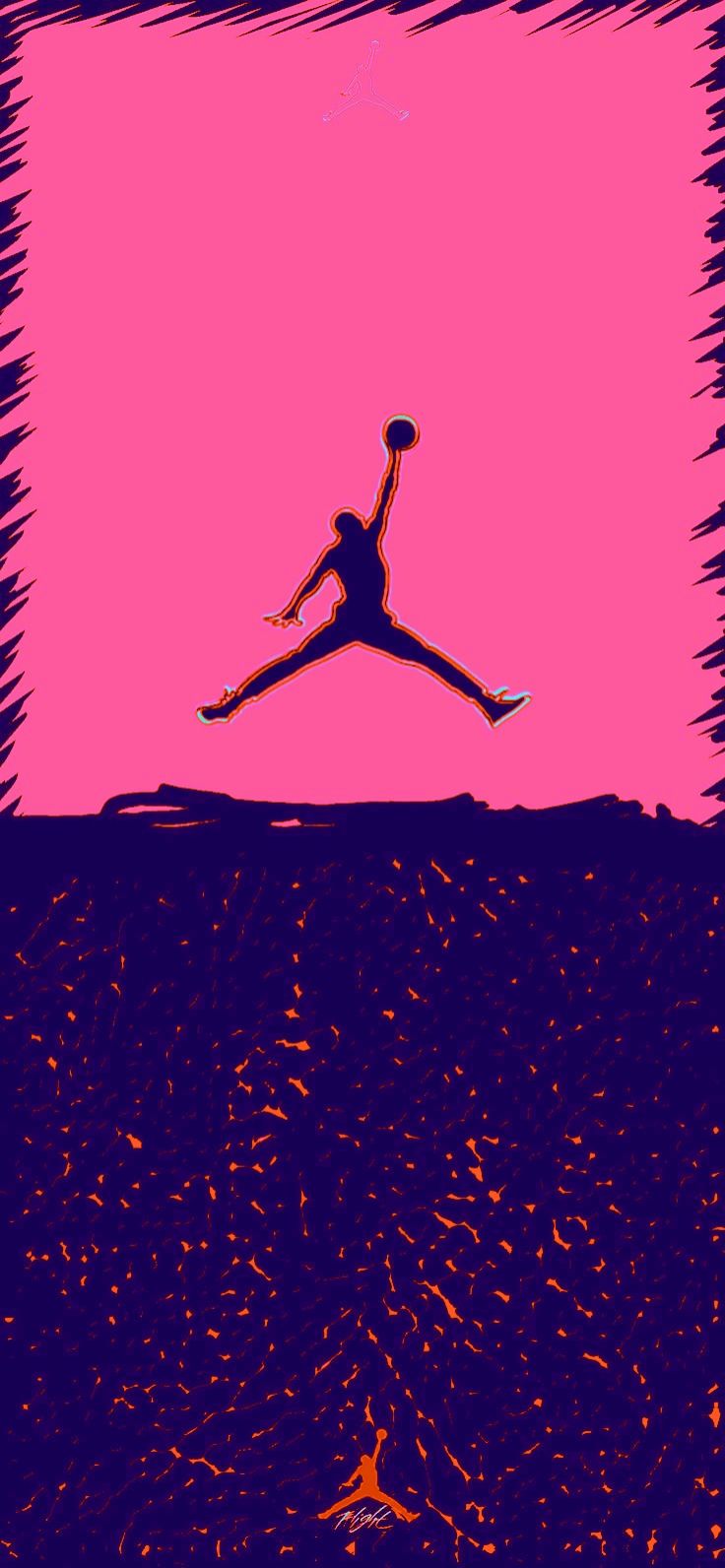 Pink Jordan Logo Wallpapers