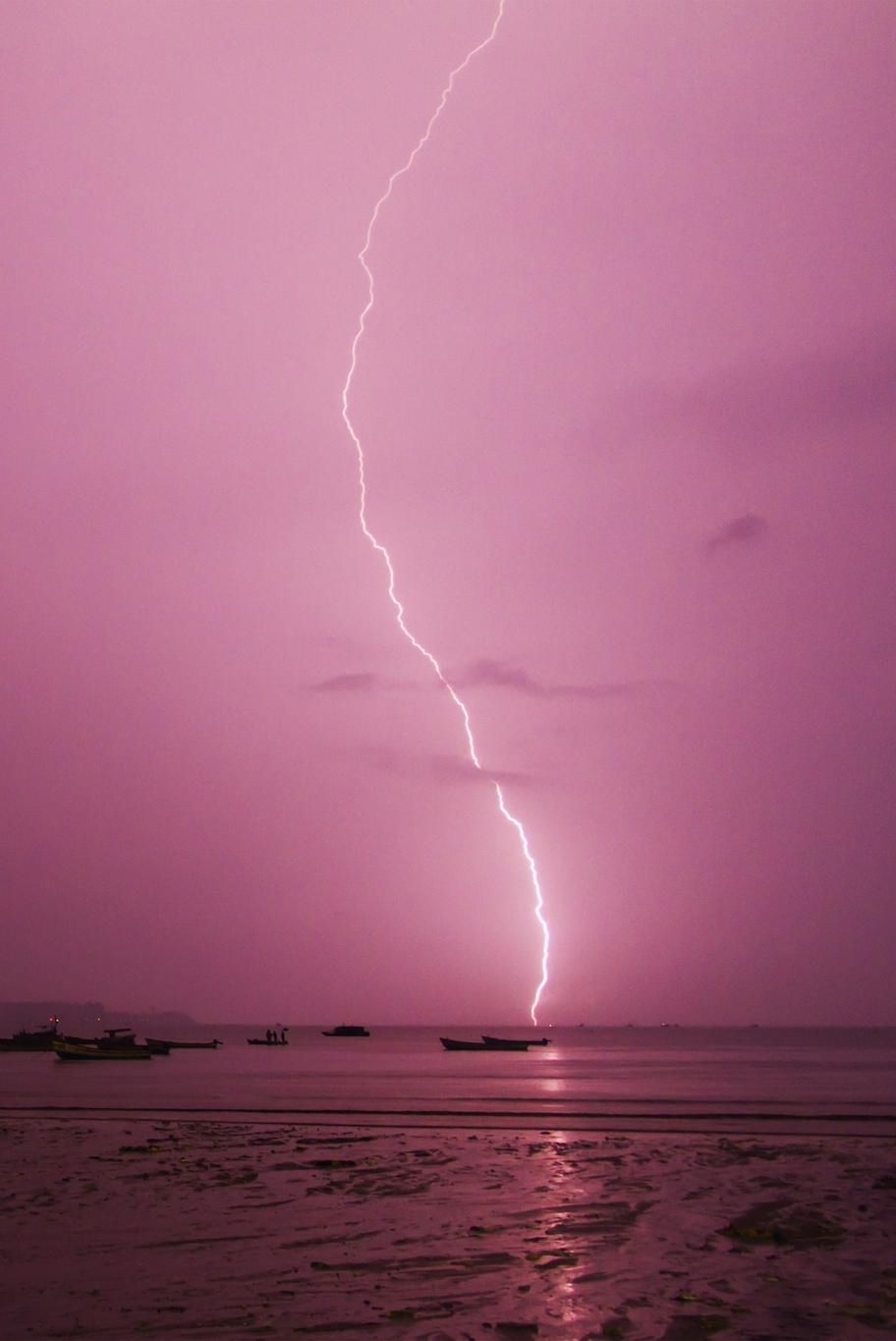 Pink Lightning Wallpapers