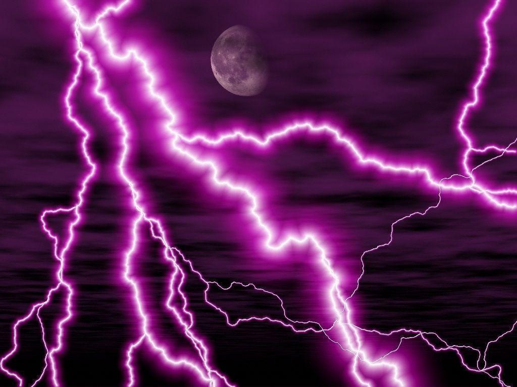 Pink Lightning Wallpapers