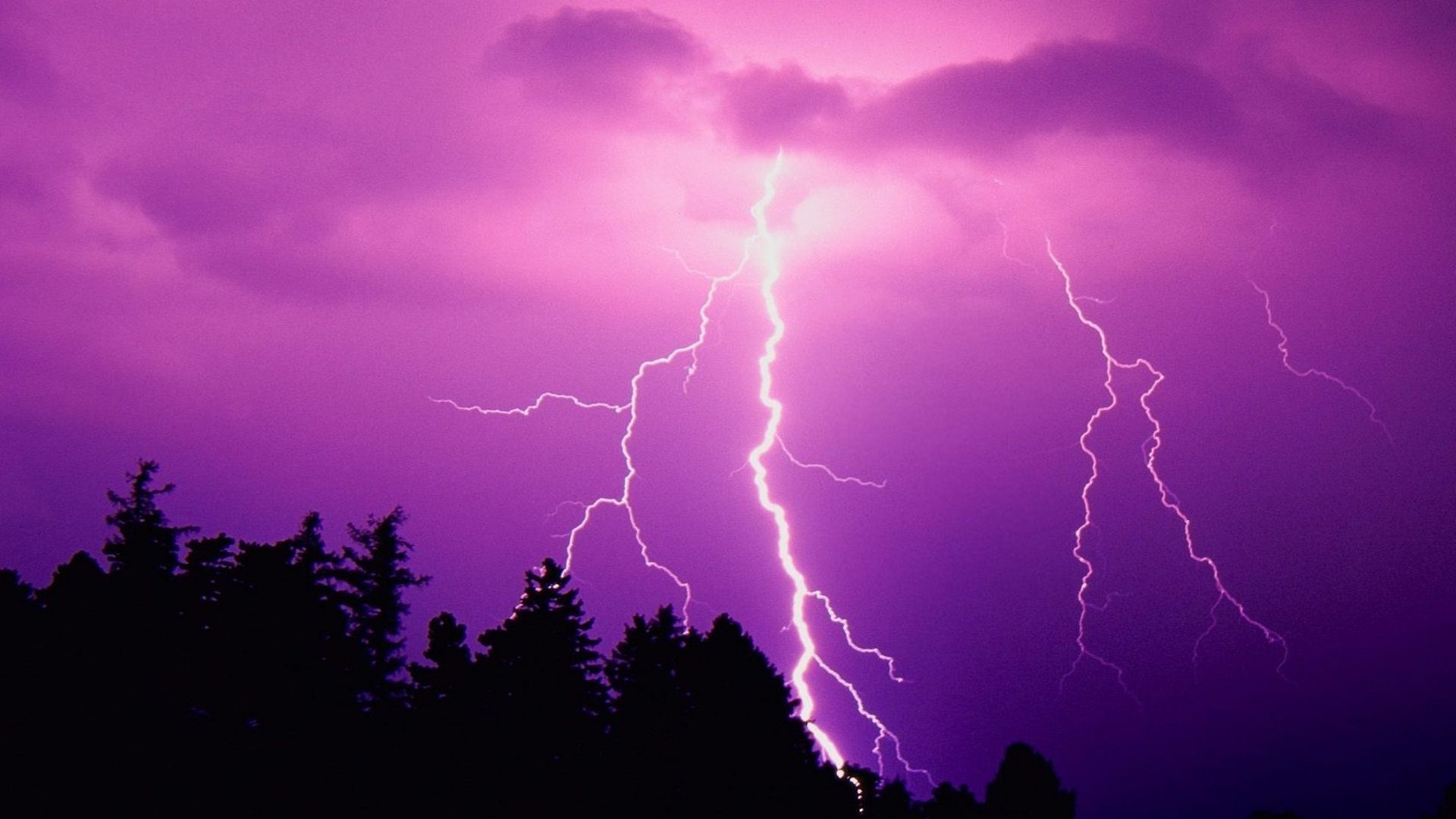 Pink Lightning Wallpapers