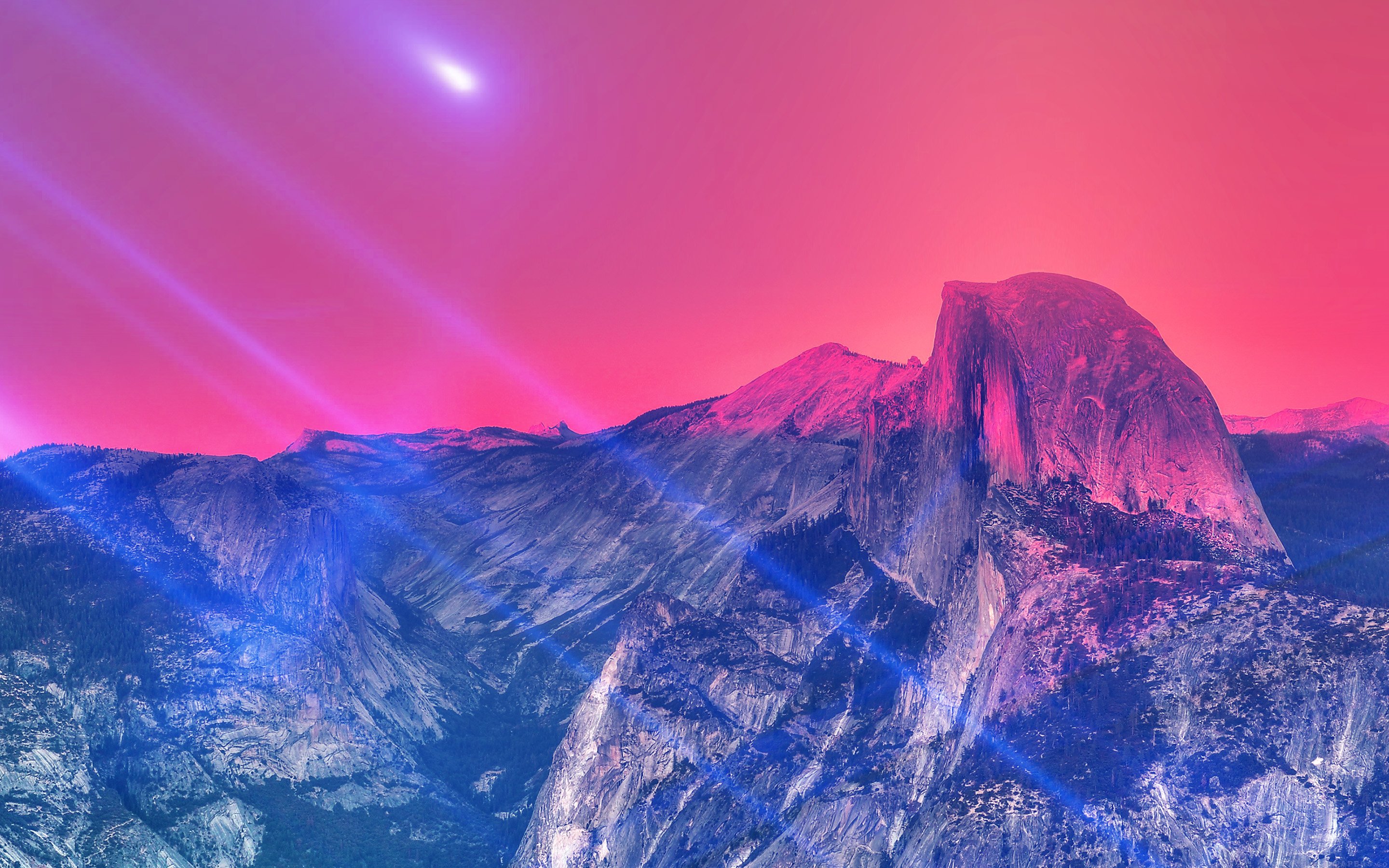 Pink Mountains Wallpapers