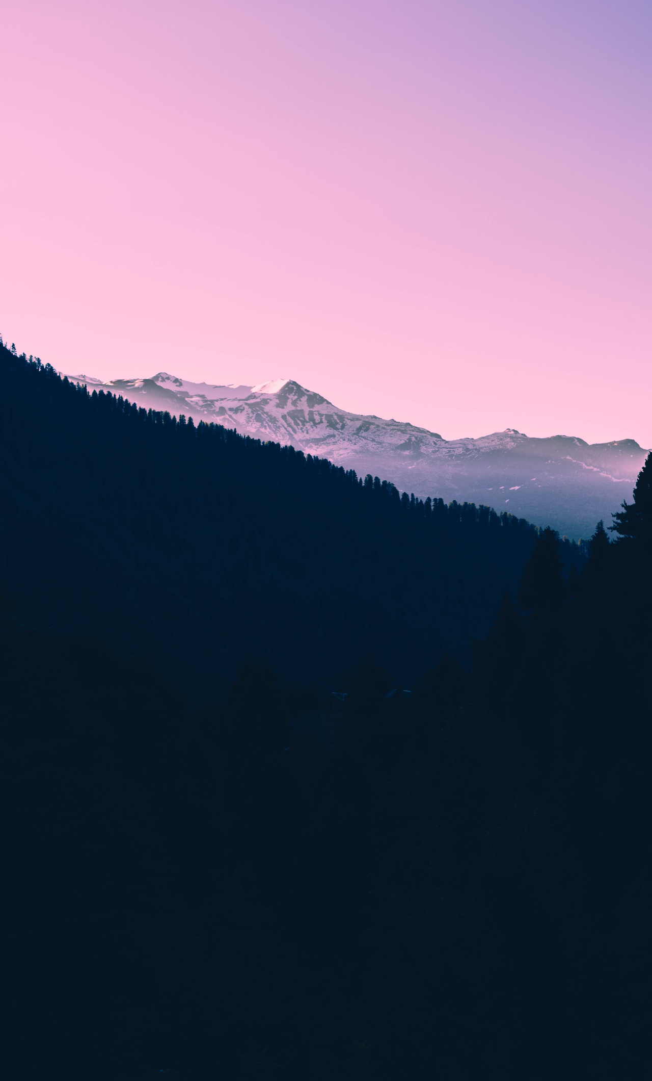 Pink Mountains Wallpapers